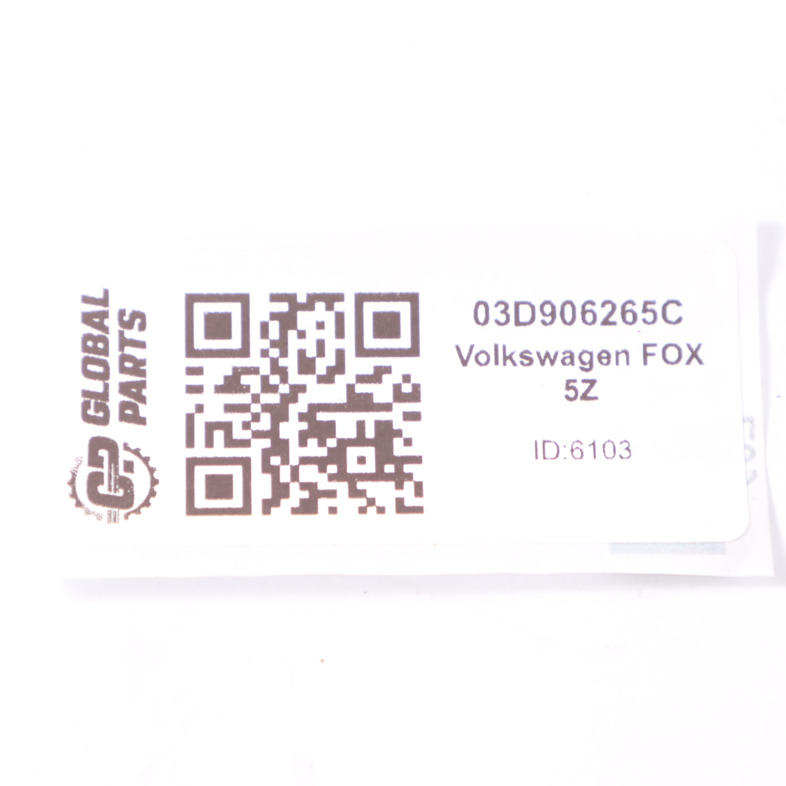 Volkswagen FOX 5Z Sonda Lambda 03D906265C