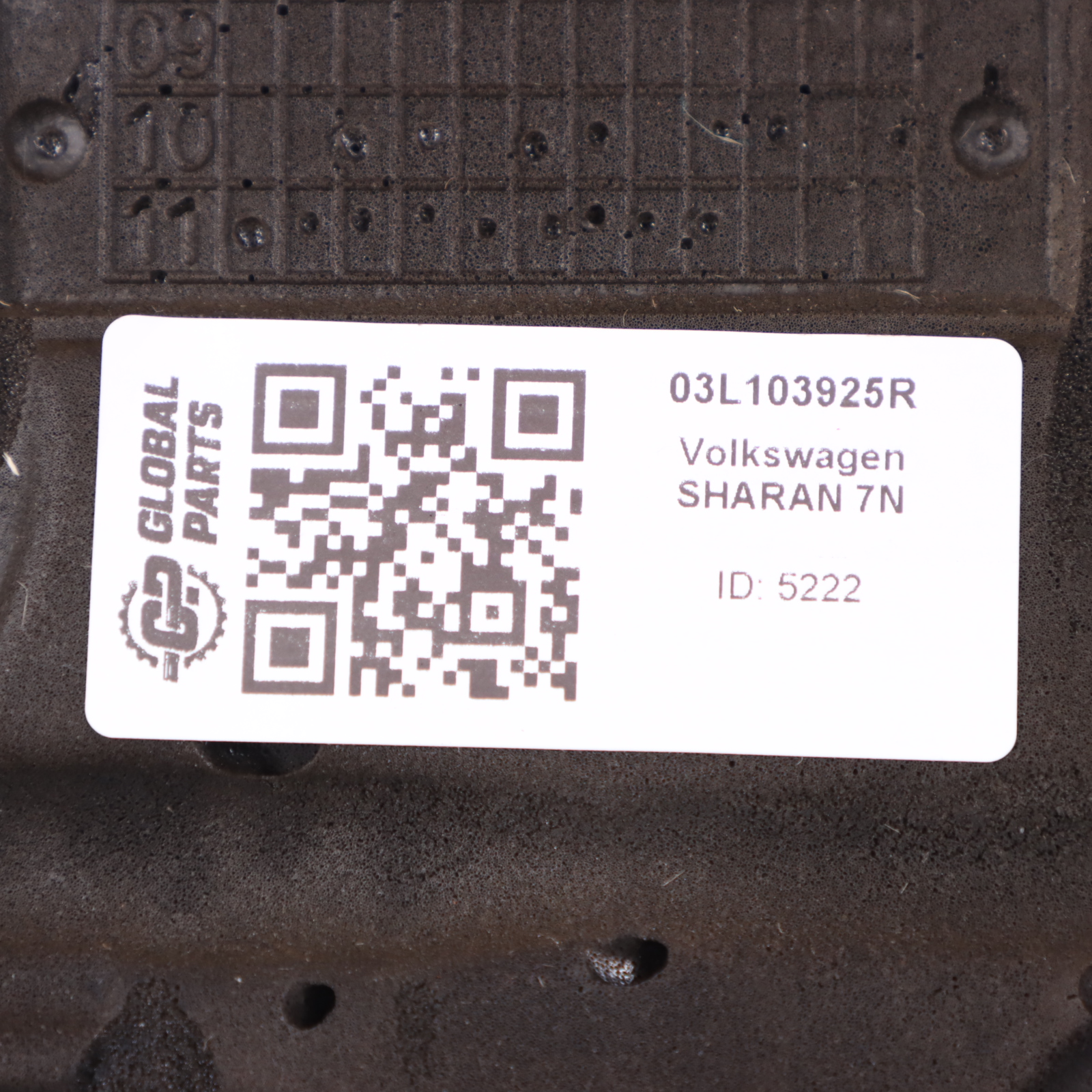 Engine Cover Volkswagen VW Sharan Diesel 2.0 TDI Top Covering Panel 03L103925R