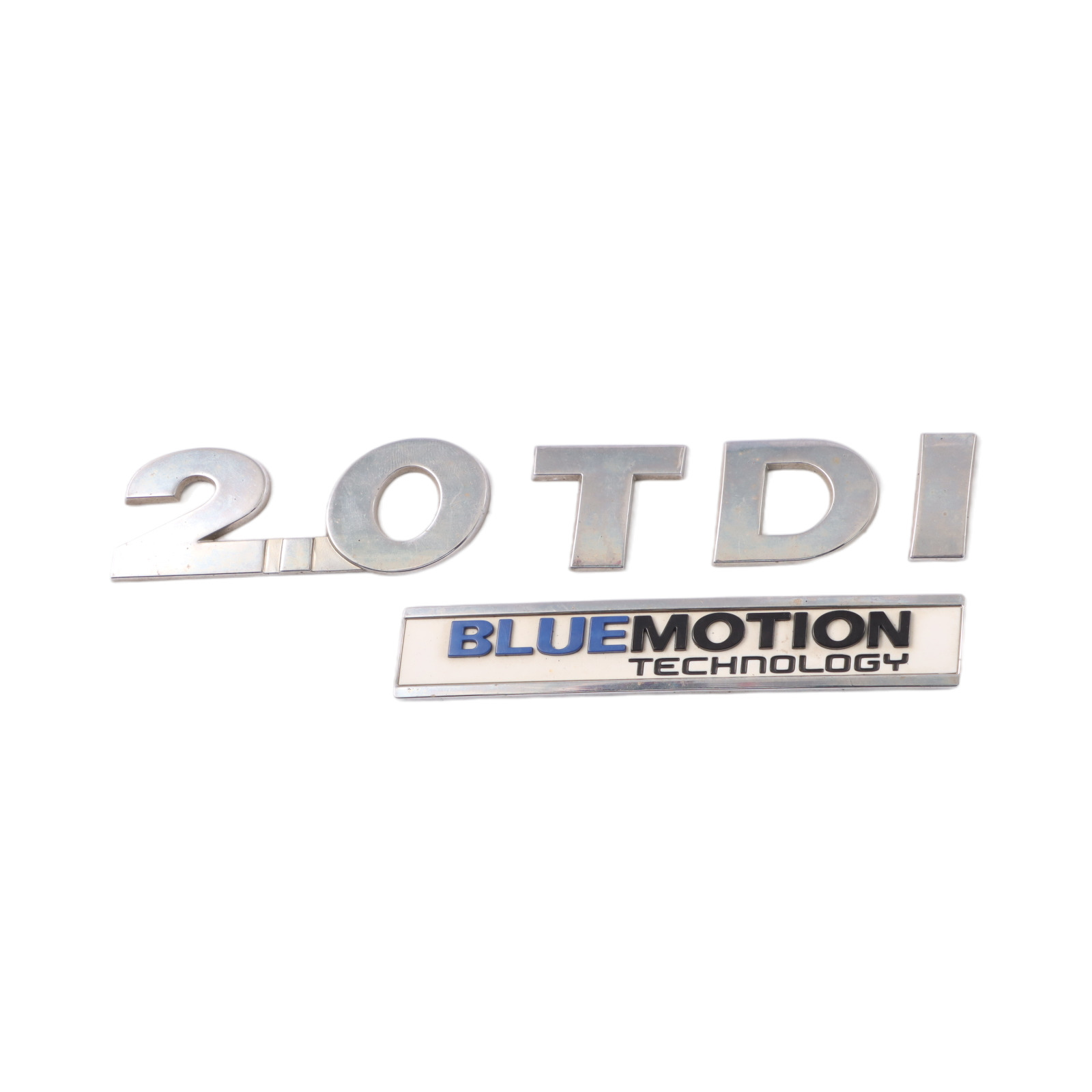 VW Sharan 7N 2.0 TDI Blau Motion Emblem Hintere Kofferraum Klappe 1K9853675E