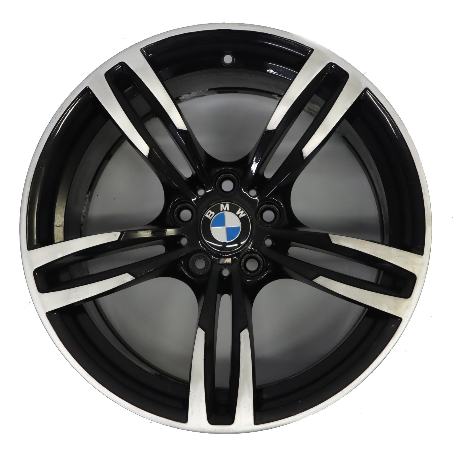 BMW F80 M3 F82 M4 Hinterrad Alufelge M Doppelspeiche 437M 19" 10J 2284756