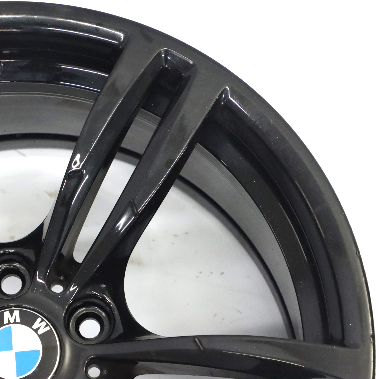 BMW F80 M3 F82 M4 Hinterrad Alufelge M Doppelspeiche 437M 19" 10J 2284756