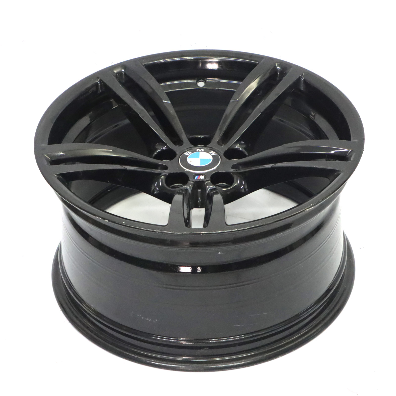 BMW F80 M3 F82 M4 Hinterrad Alufelge M Doppelspeiche 437M 19" 10J 2284756