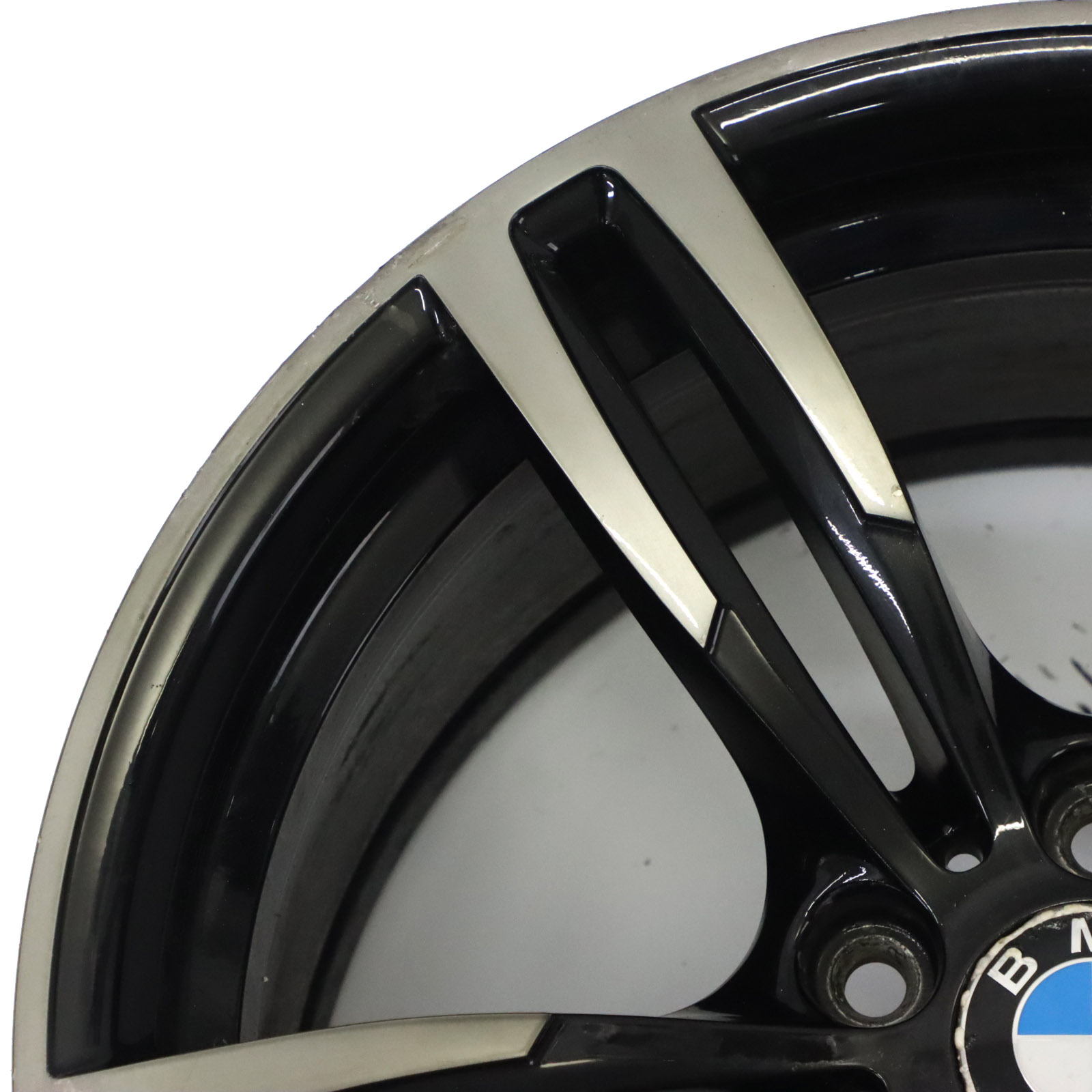 BMW F80 M3 F82 M4 Hinter Rad Alufelge M Doppelspeiche 437M 19" 10J 2284756