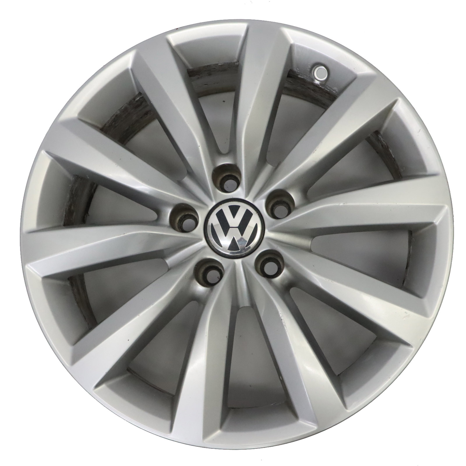  Volkswagen Tiguan 5N Silberne Leicht Metall Felge 17" ET:43 7J 5N0601025AH