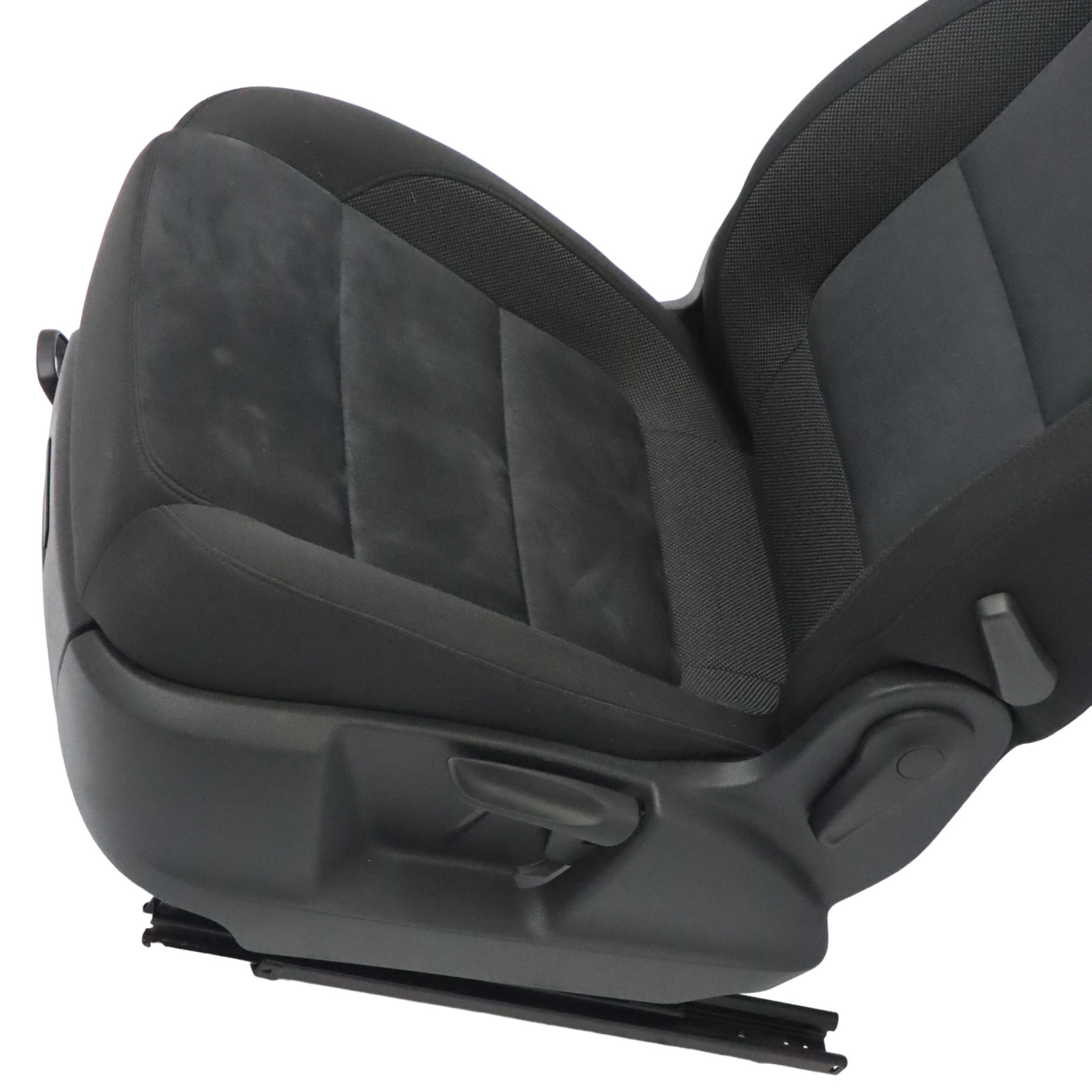 VW Volkswagen Tiguan 5N Vorne Links Sitz Schwarz Titan Stoff Interieur