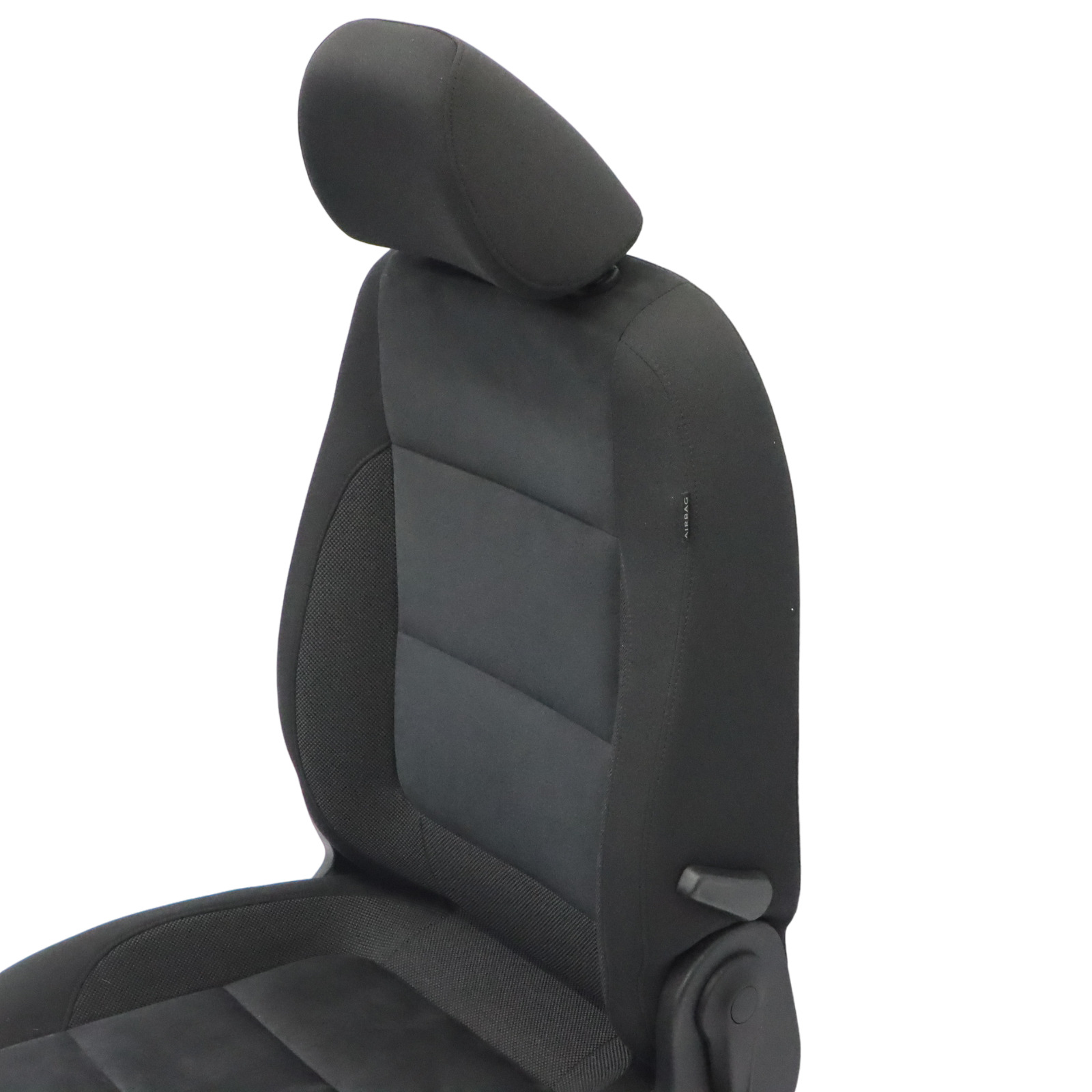 VW Volkswagen Tiguan 5N Vorne Links Sitz Schwarz Titan Stoff Interieur