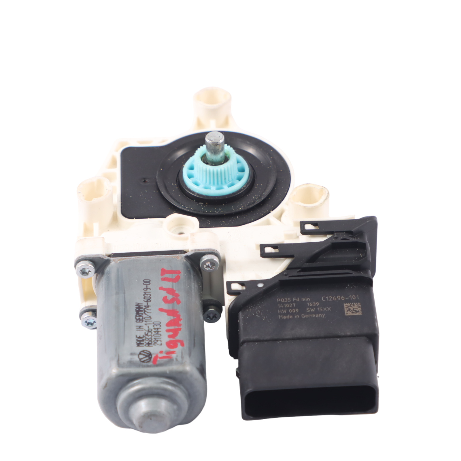 Volkswagen Tiguan 5N Fensterheber Regulator Motor hinten links 5N0959703F