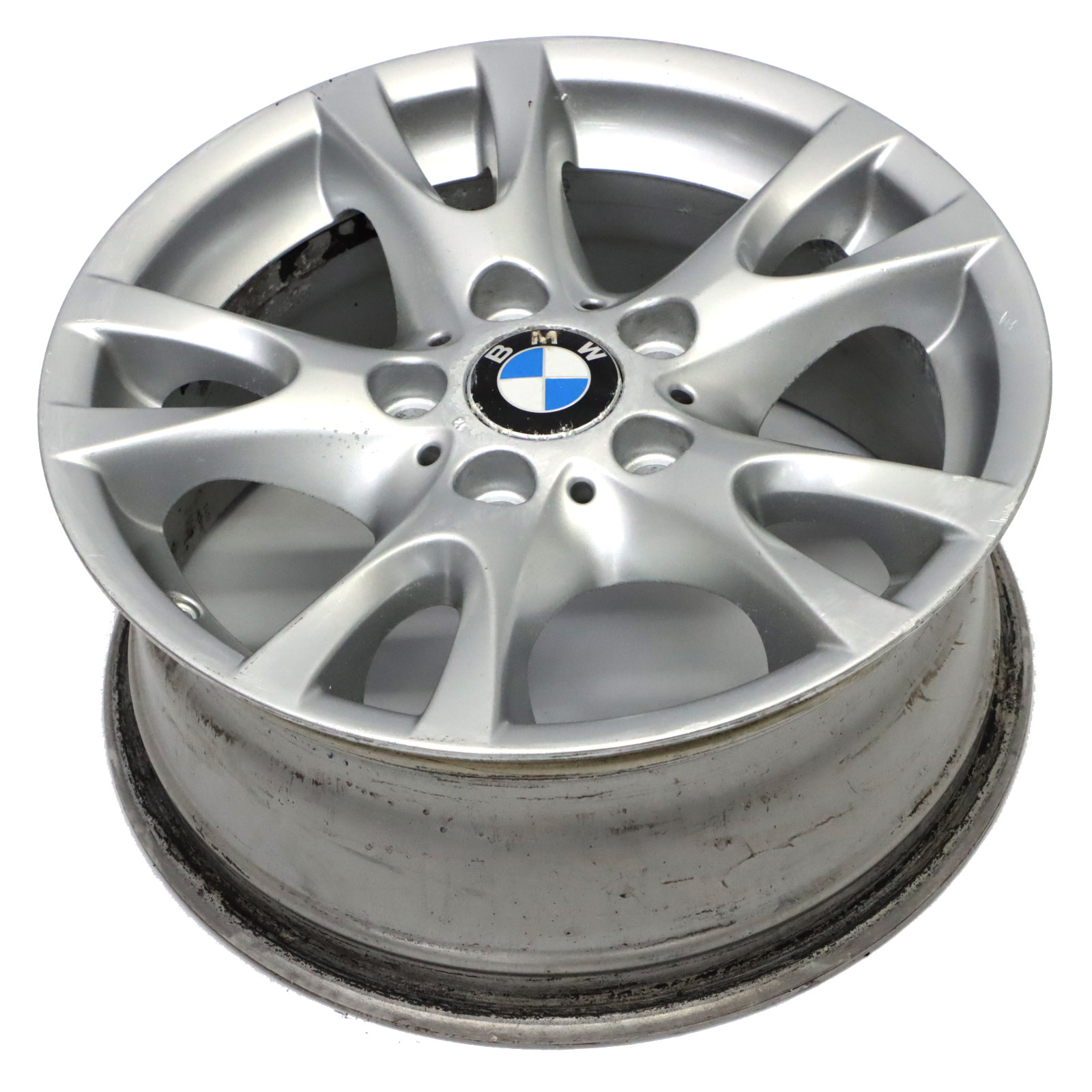 BMW 1 er E82 E81 E87 E88 Alu Felge Alufelge 16" V-Speiche 255 ET:44 7J 6778218