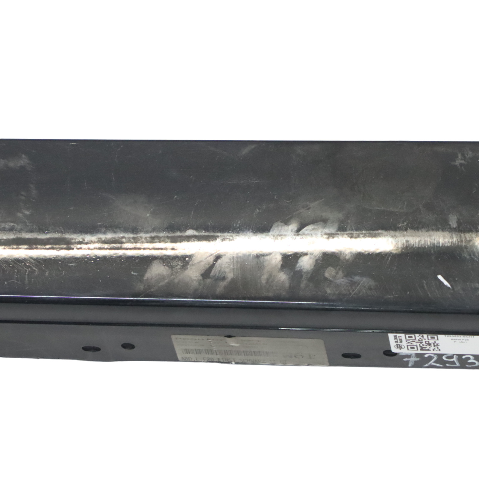 BMW F20 Side Skirt Door Sill Strip Covering Left N/S Schwarz 2 Black - 668