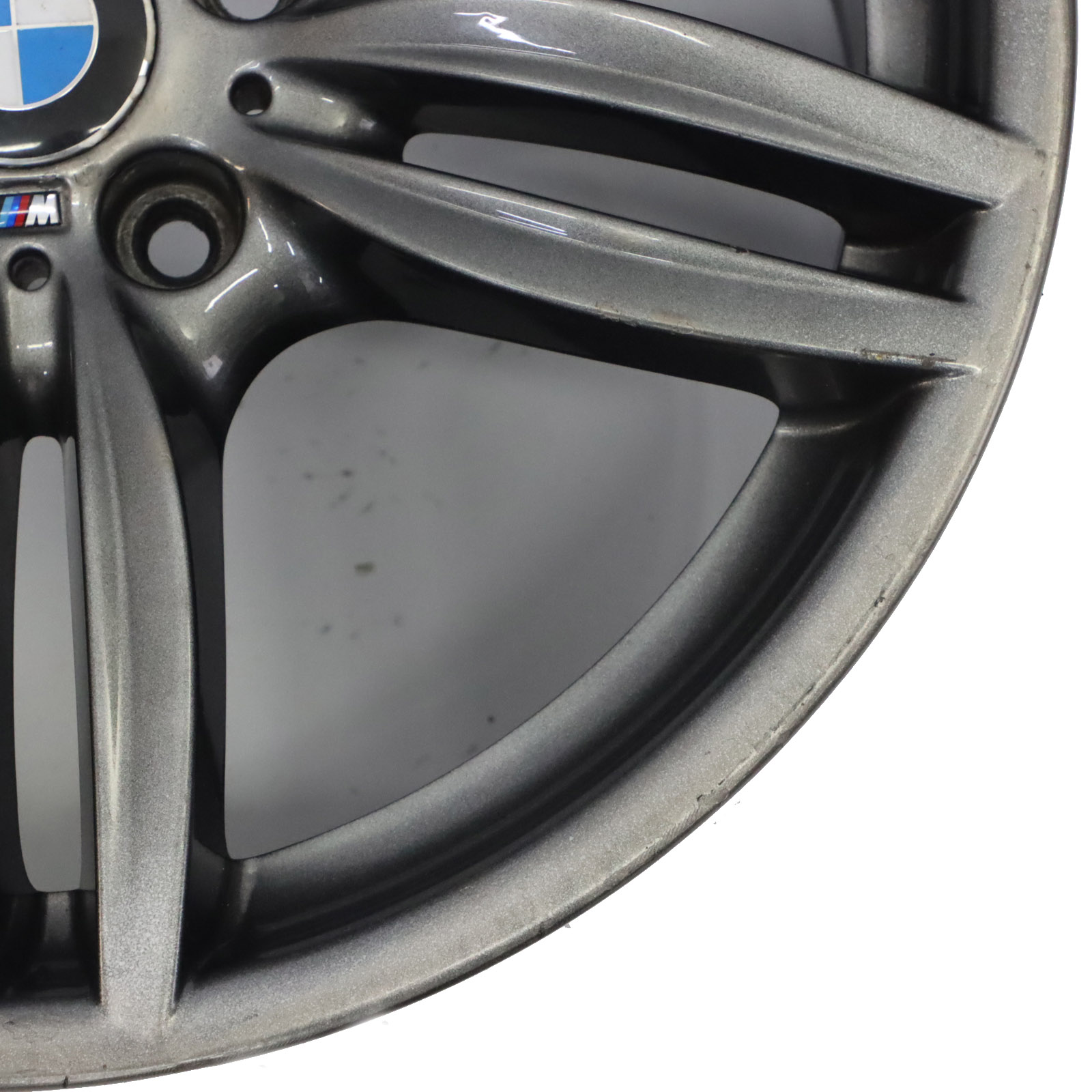 BMW F10 F12 Grau Hinterrad Alufelge M Doppelspeiche 351 9J 19" ET:44 7842653