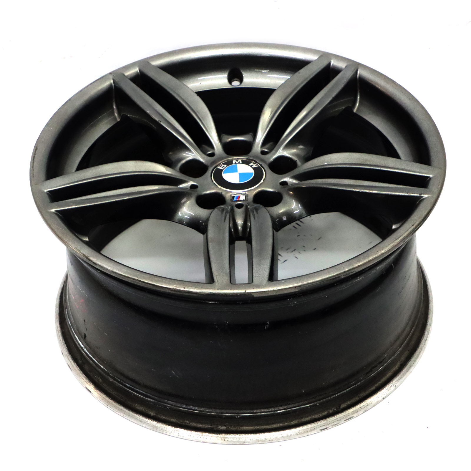 BMW F10 F12 Grau Hinterrad Alufelge M Doppelspeiche 351 9J 19" ET:44 7842653