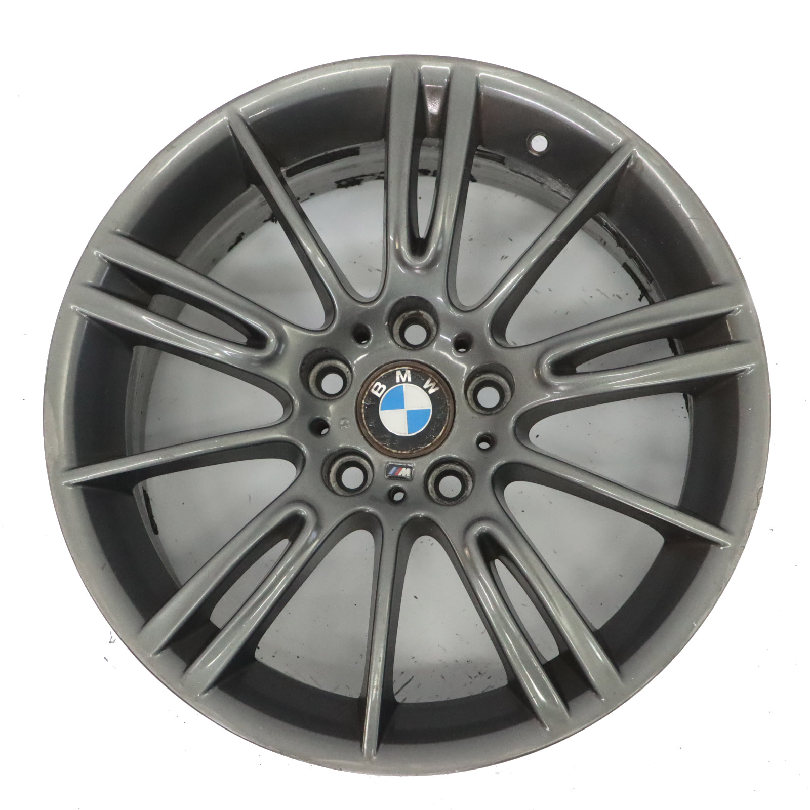 BMW E90 E91 Ferric gris Jante Roue Avant Alliage 18" ET:34 8J M Spider Spoke 193