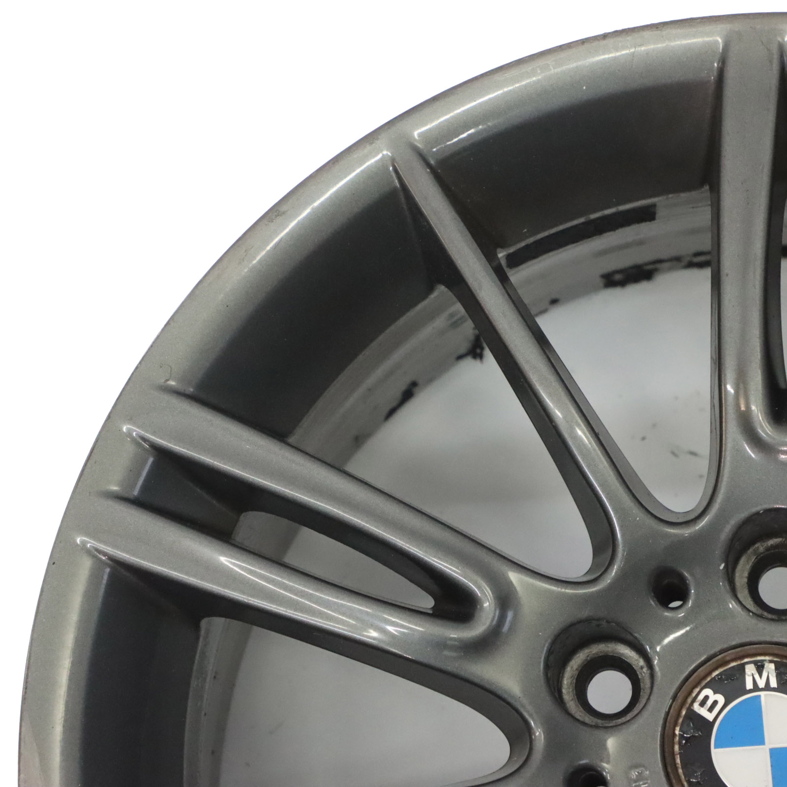 BMW E90 E91 Ferric gris Jante Roue Avant Alliage 18" ET:34 8J M Spider Spoke 193