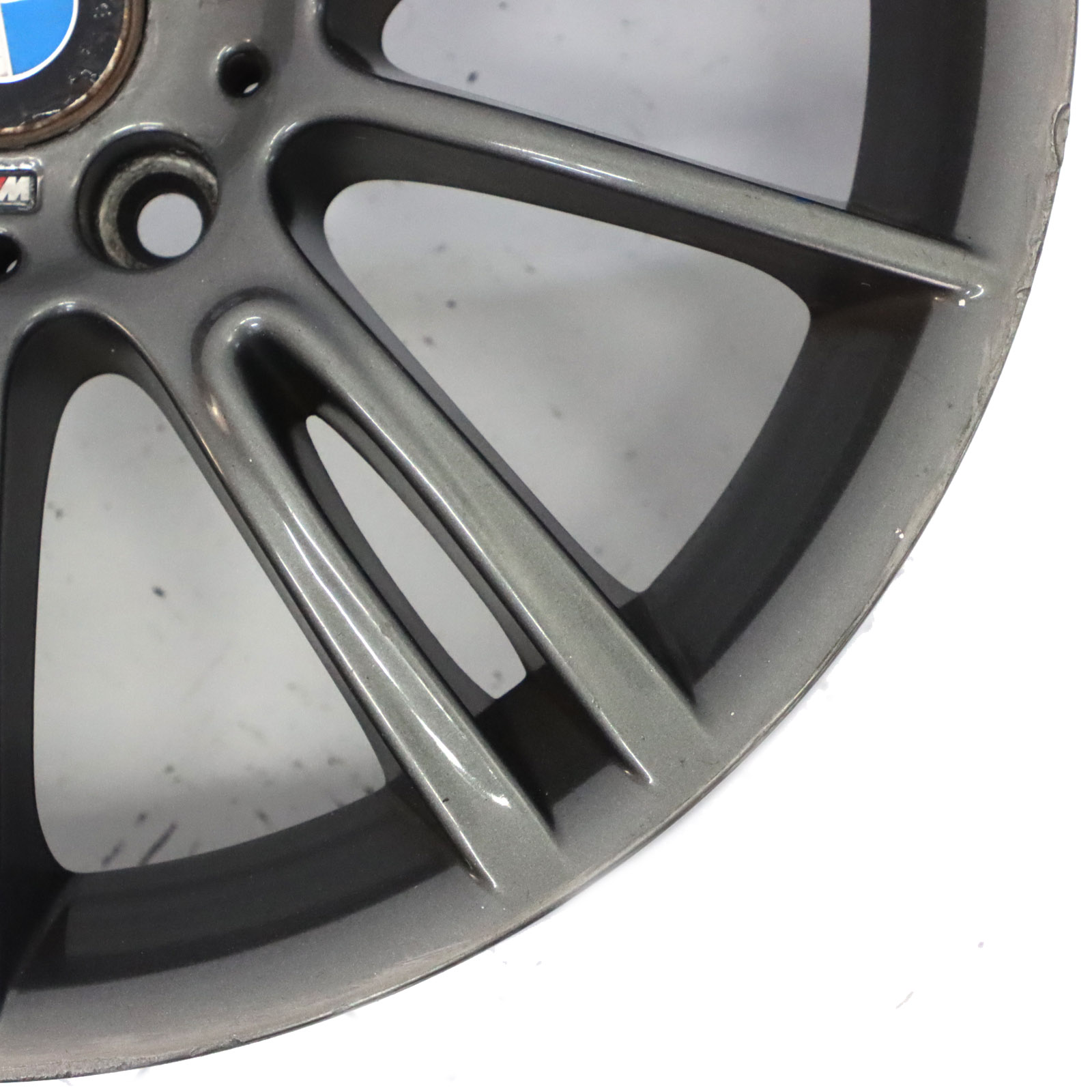 BMW E90 E91 Ferric gris Jante Roue Avant Alliage 18" ET:34 8J M Spider Spoke 193