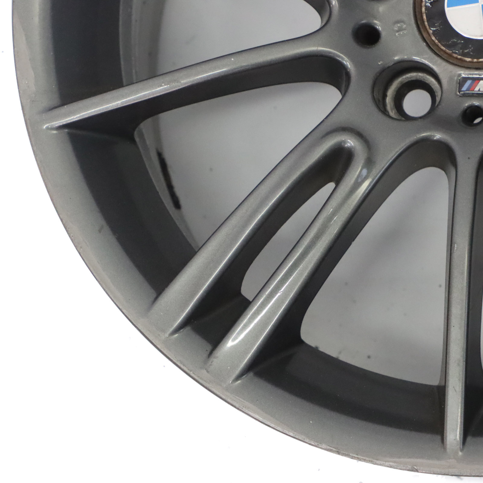 BMW E90 E91 Ferric gris Jante Roue Avant Alliage 18" ET:34 8J M Spider Spoke 193