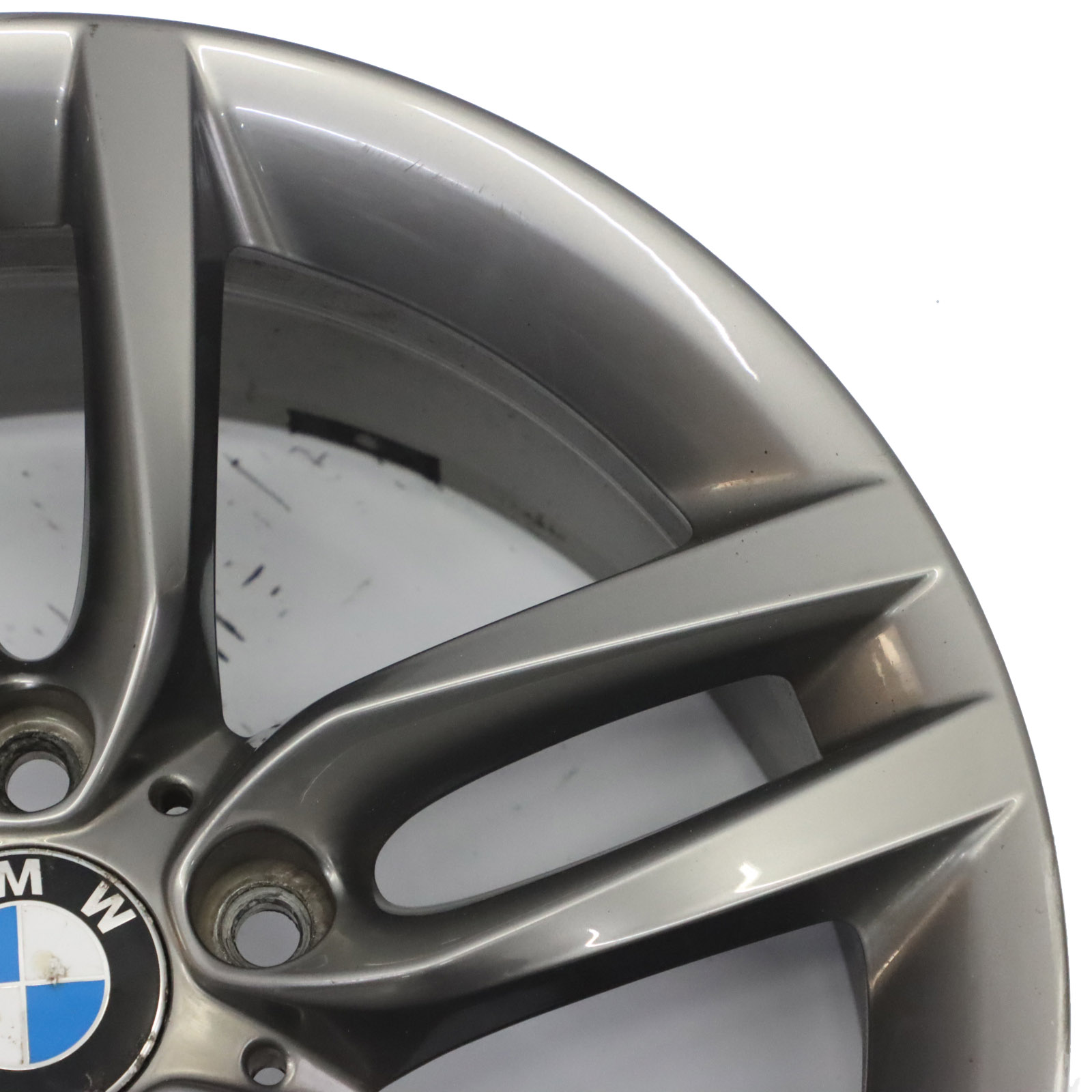 BMW F20 F21 Ferric Grey Rear Alloy Wheel Rim 18" 8J ET:52 M Double Spoke 461