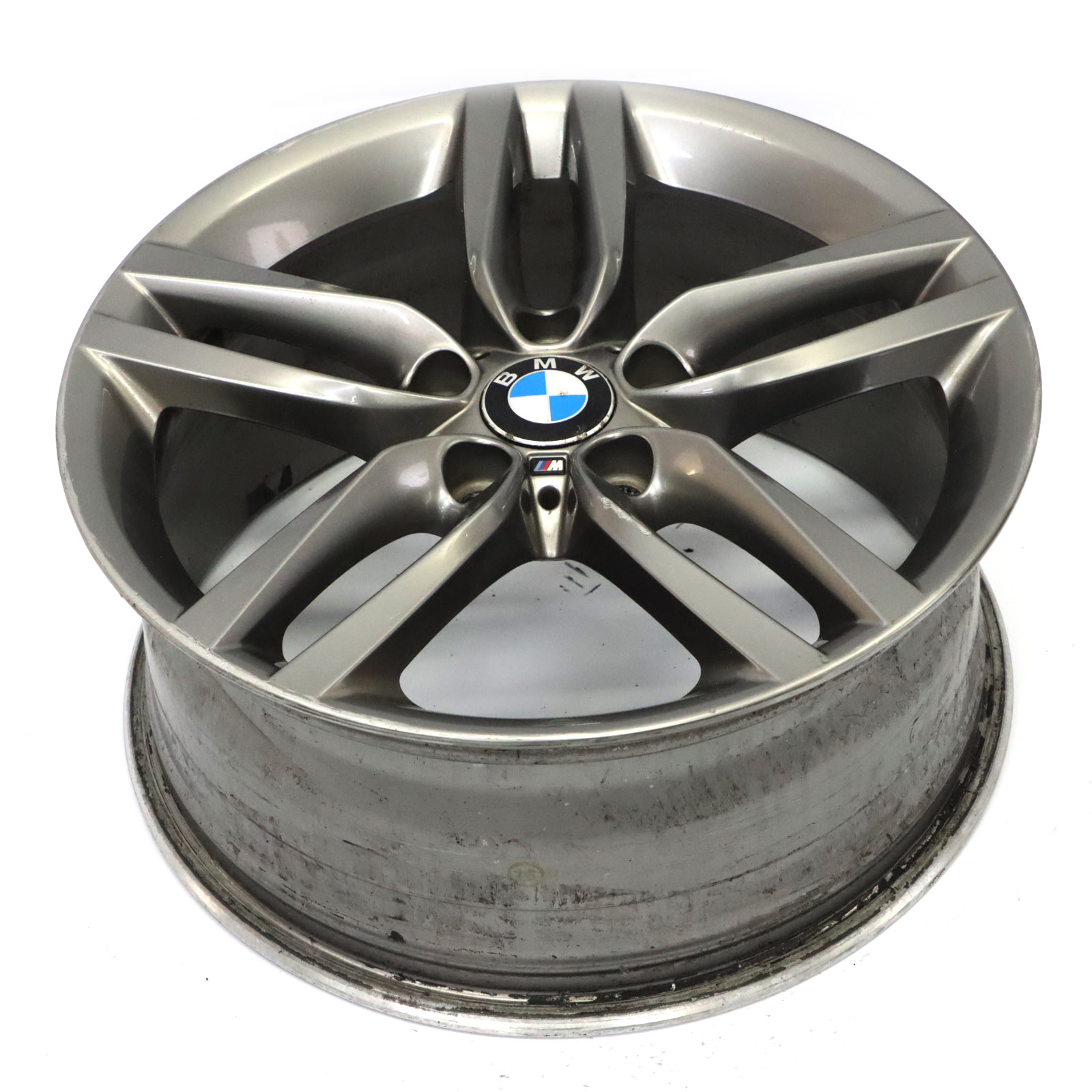 BMW F20 F21 Ferric Grey Rear Alloy Wheel Rim 18" 8J ET:52 M Double Spoke 461