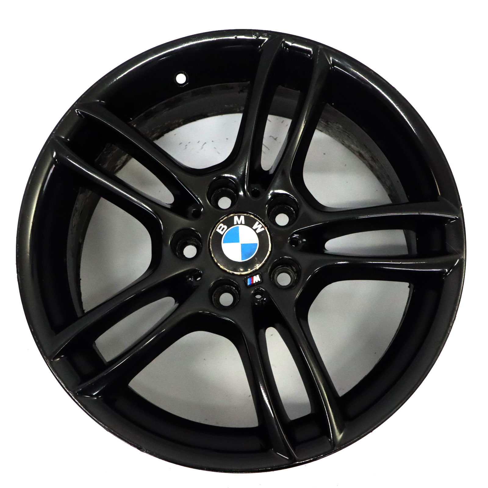 BMW E81 E82 E87 Jante Arriere Noir 18" M Double Rayons 261 8,5J ET:52 7891051