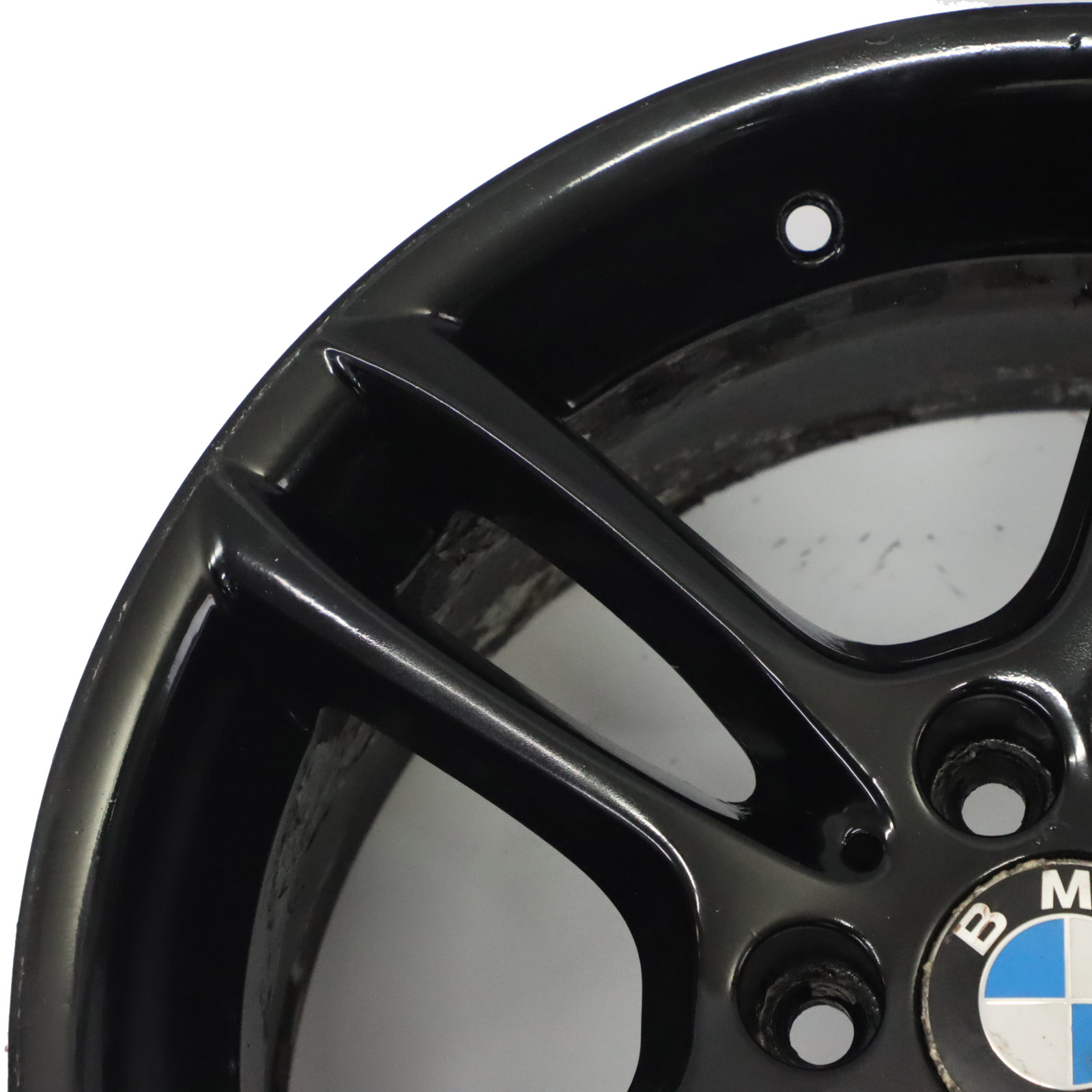 BMW E81 E82 E87 Jante Arriere Noir 18" M Double Rayons 261 8,5J ET:52 7891051