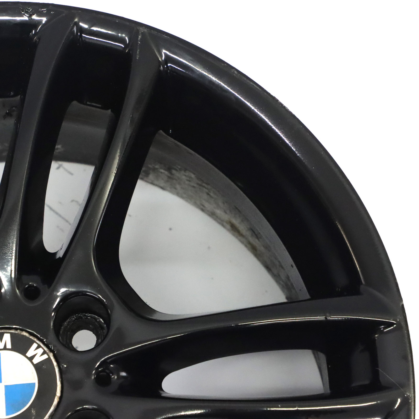 BMW E81 E82 E87 Jante Arriere Noir 18" M Double Rayons 261 8,5J ET:52 7891051