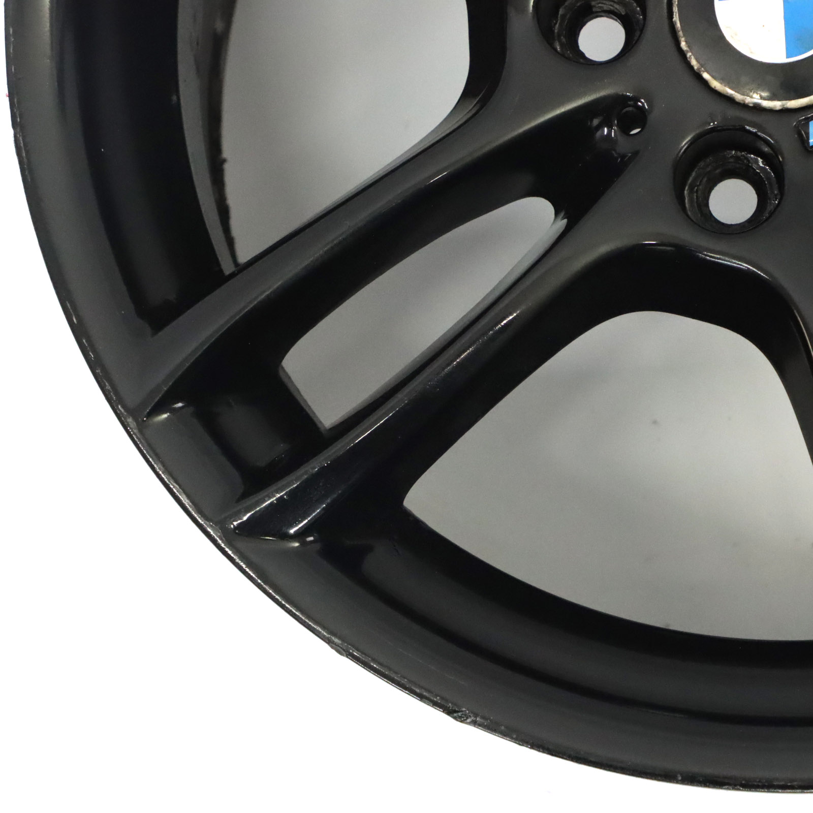 BMW E81 E82 E87 Jante Arriere Noir 18" M Double Rayons 261 8,5J ET:52 7891051