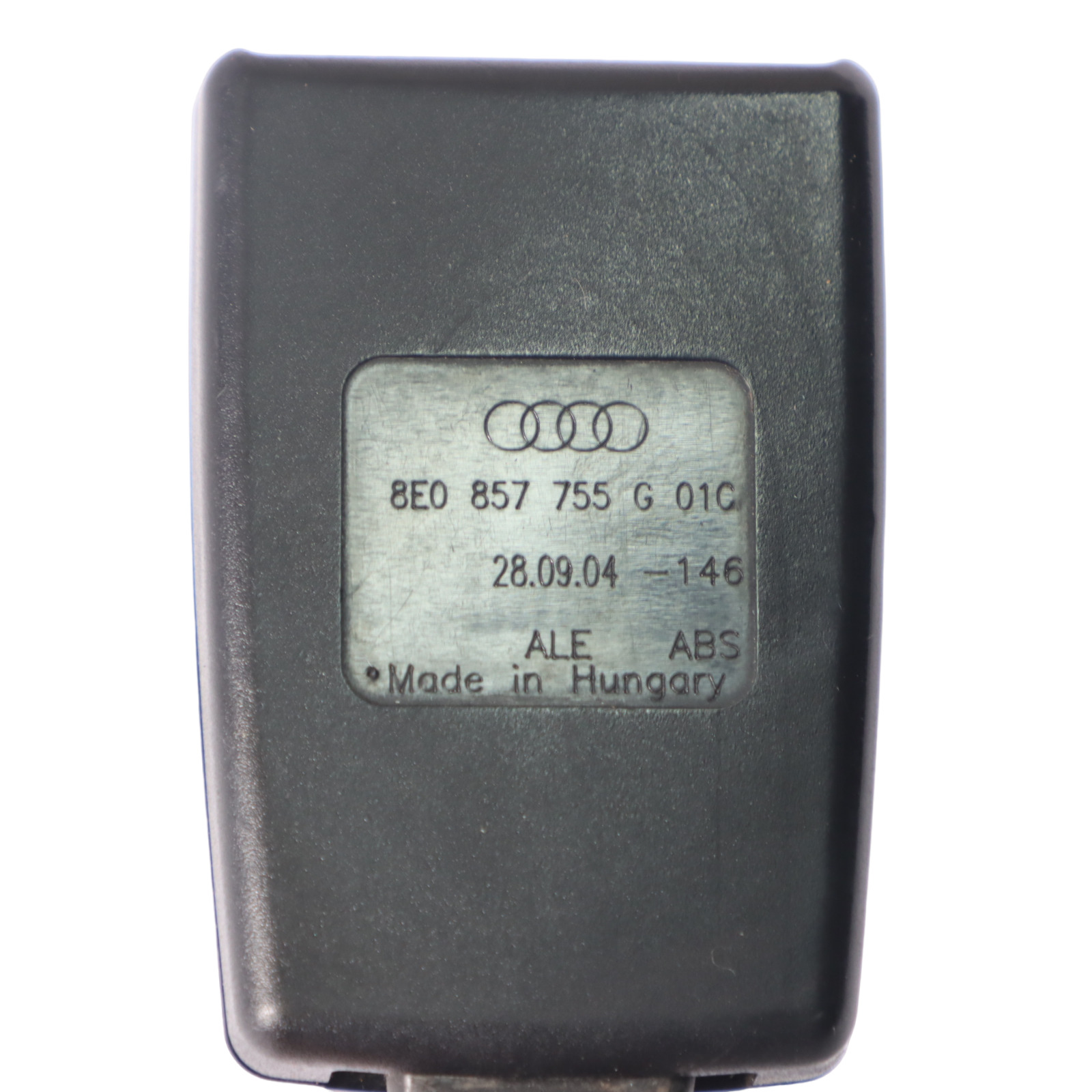 Audi A4 B7 Sitzschnallen Verschluss Vorne Links Rechts Schwarz 8E0857755G