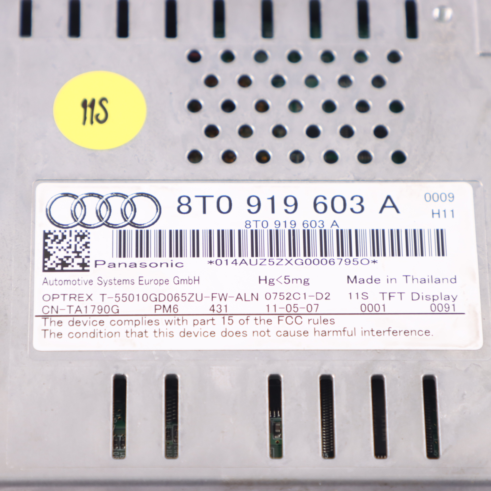 Audi A4 B8 AV10NEO Bildschirm Radio Multimedia Navigation Sat 8T0919603A