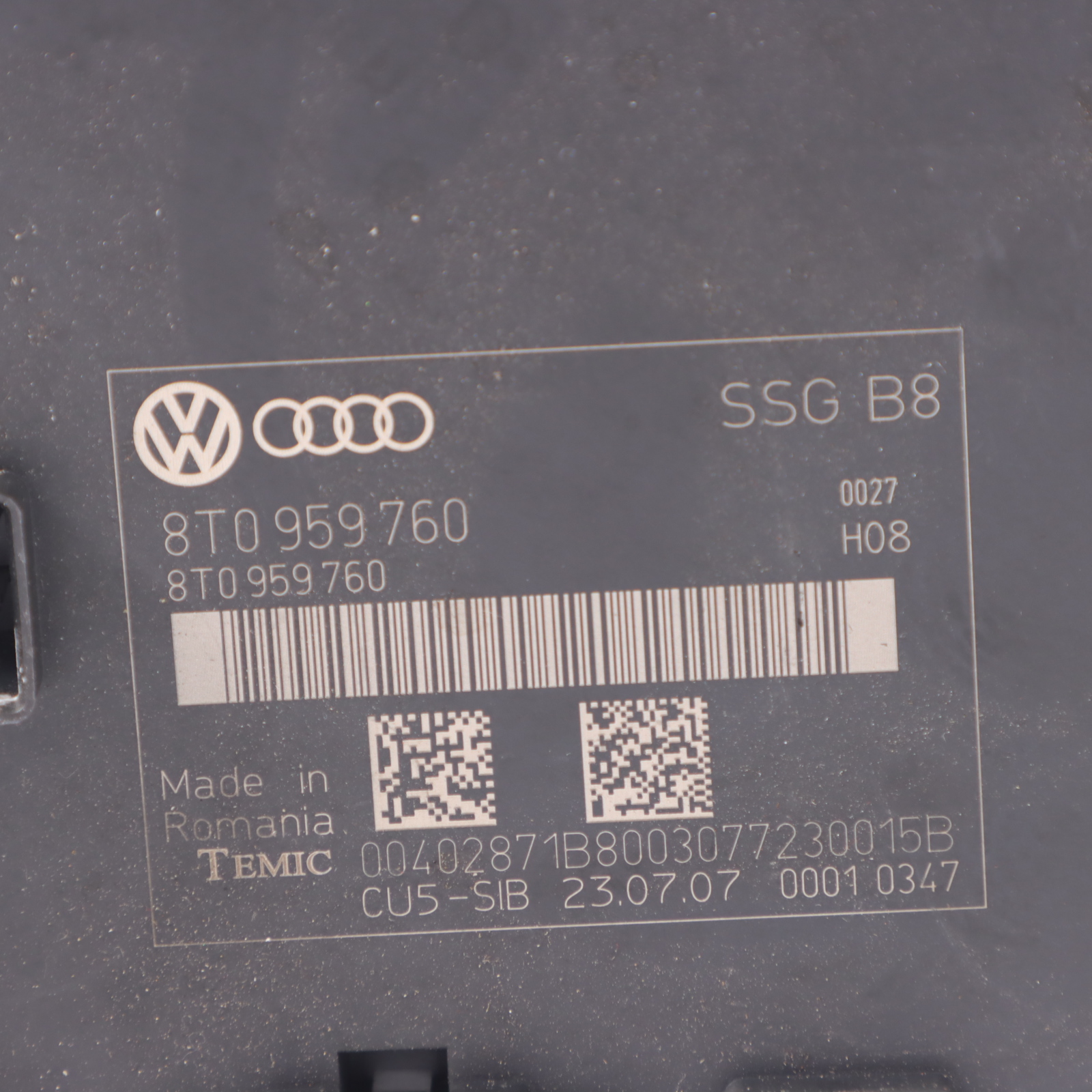 Audi A5 8T Sitzmodul Steuergerät ECU Vorne Links Rechts 8T0959760