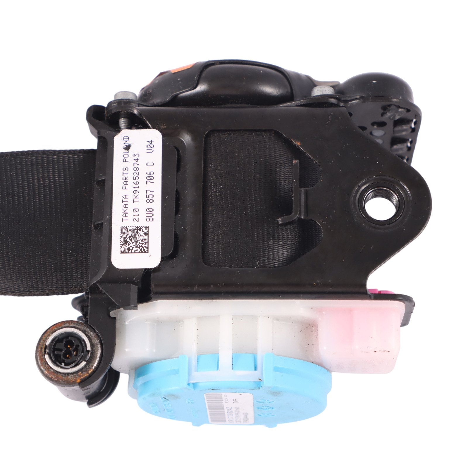 Audi Q3 8U Front Upper Seat Belt Right O/S Pretensioner 8U0857706C