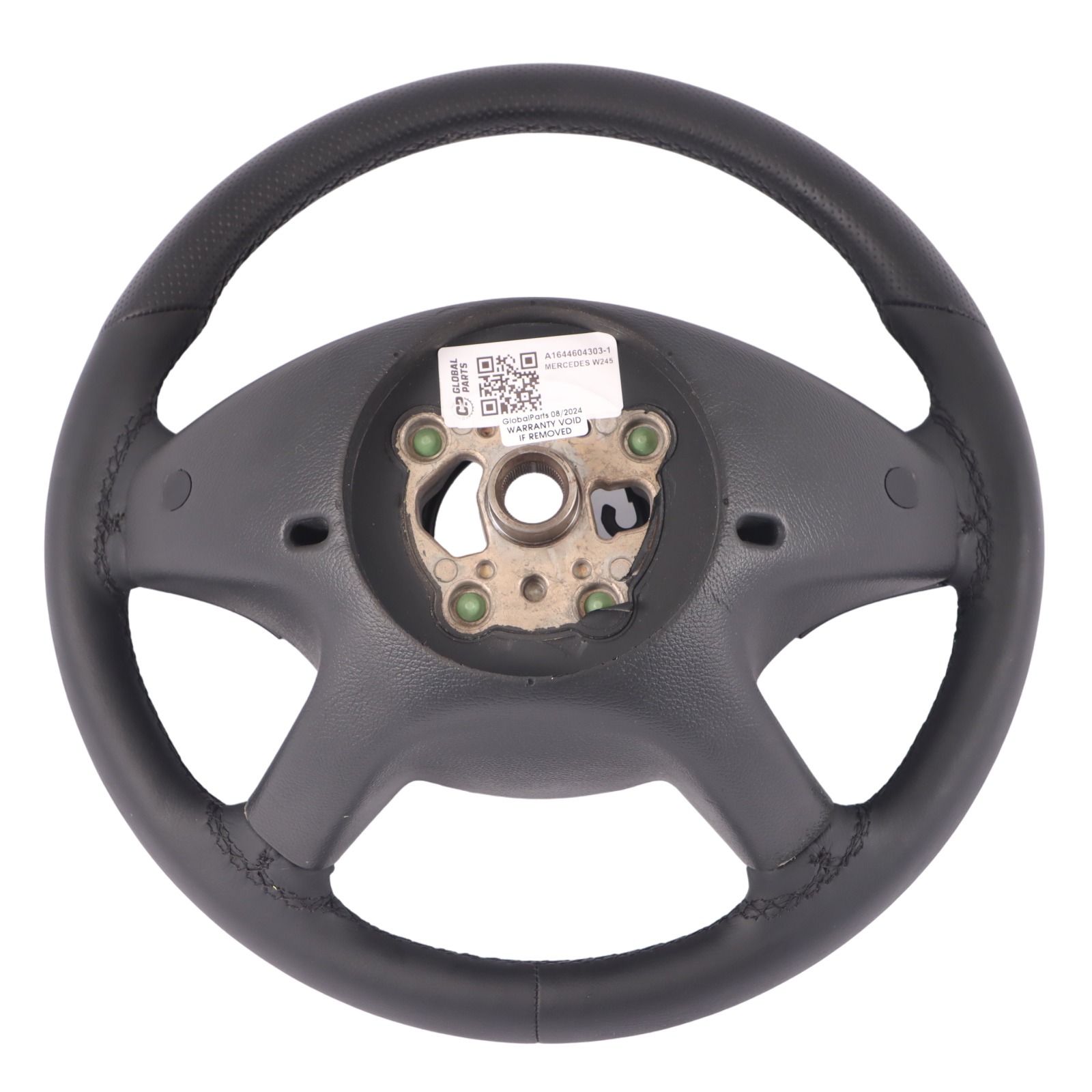 Mercedes-Benz B-Class W245 NEW Black Leather Steering Wheel with Black Threads