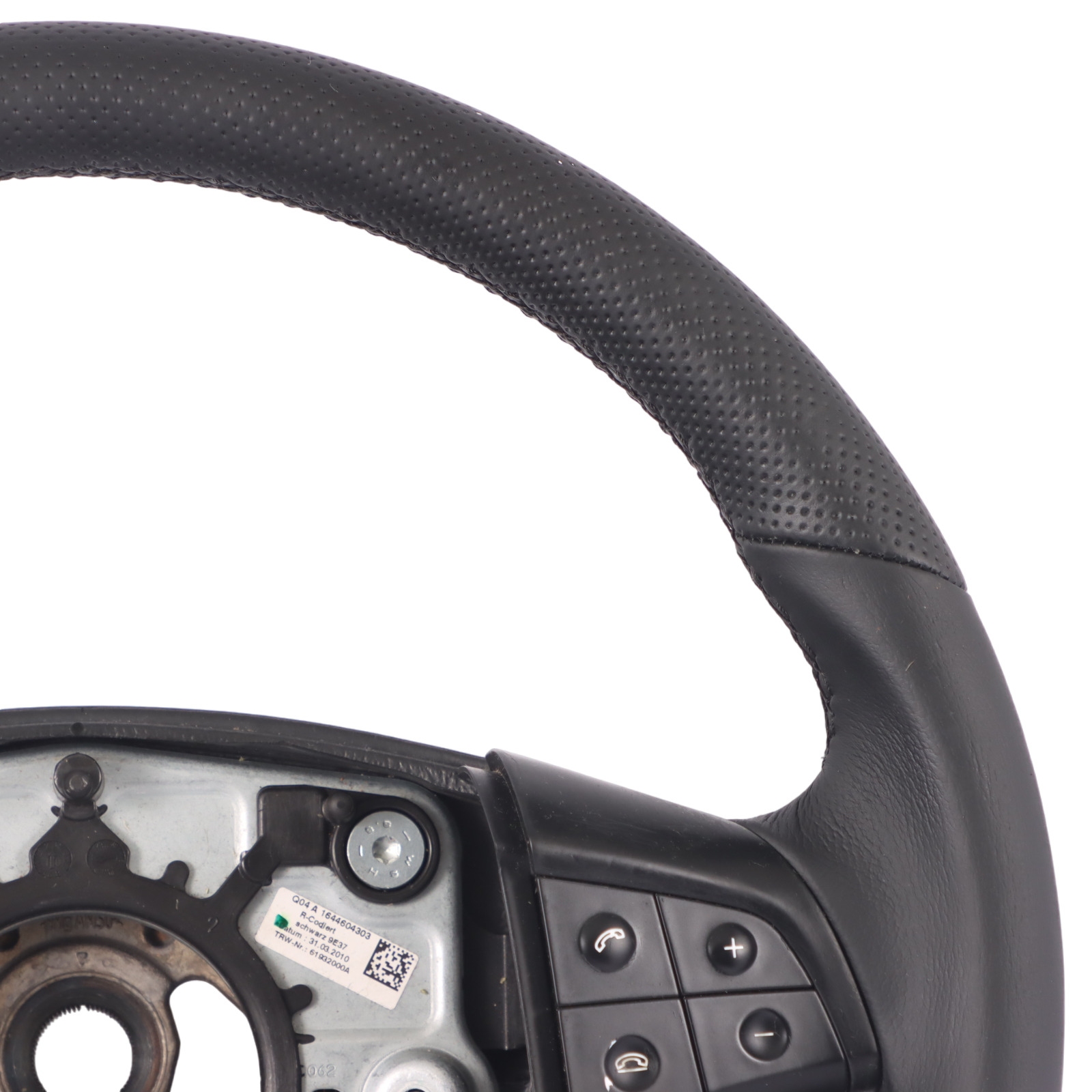 Mercedes-Benz B-Class W245 NEW Black Leather Steering Wheel with Black Threads