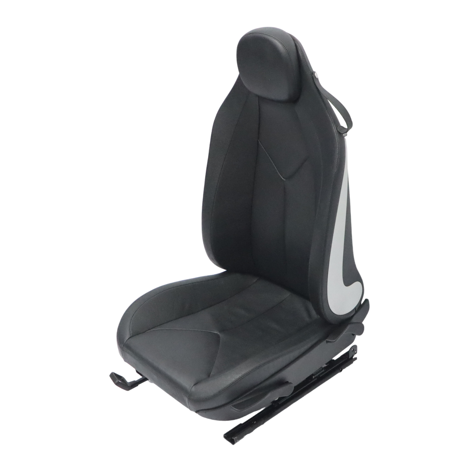 Vordersitz Mercedes R171 Links Interieur Leder Semi-Anilin Schwarz