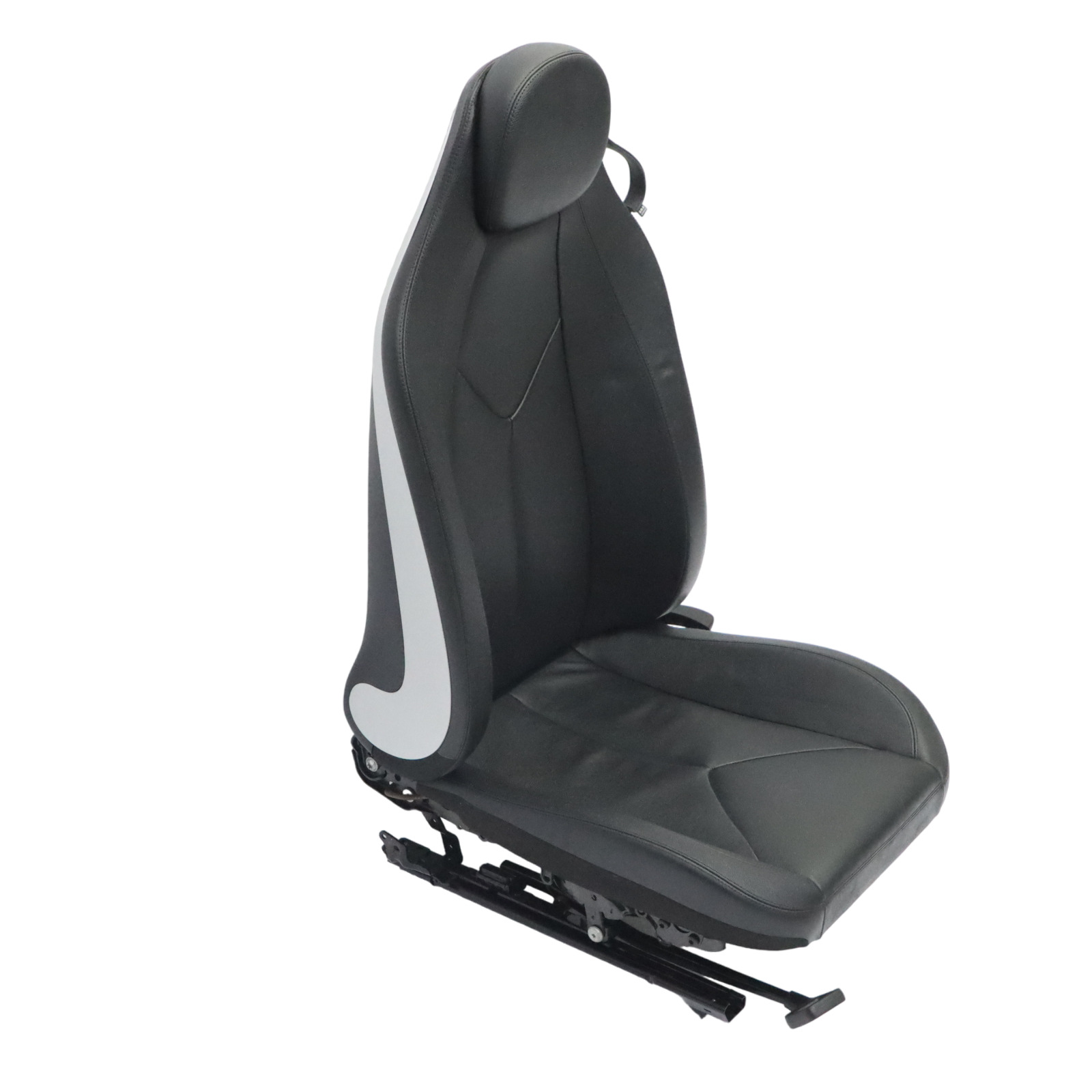 Vordersitz Mercedes R171 Links Interieur Leder Semi-Anilin Schwarz