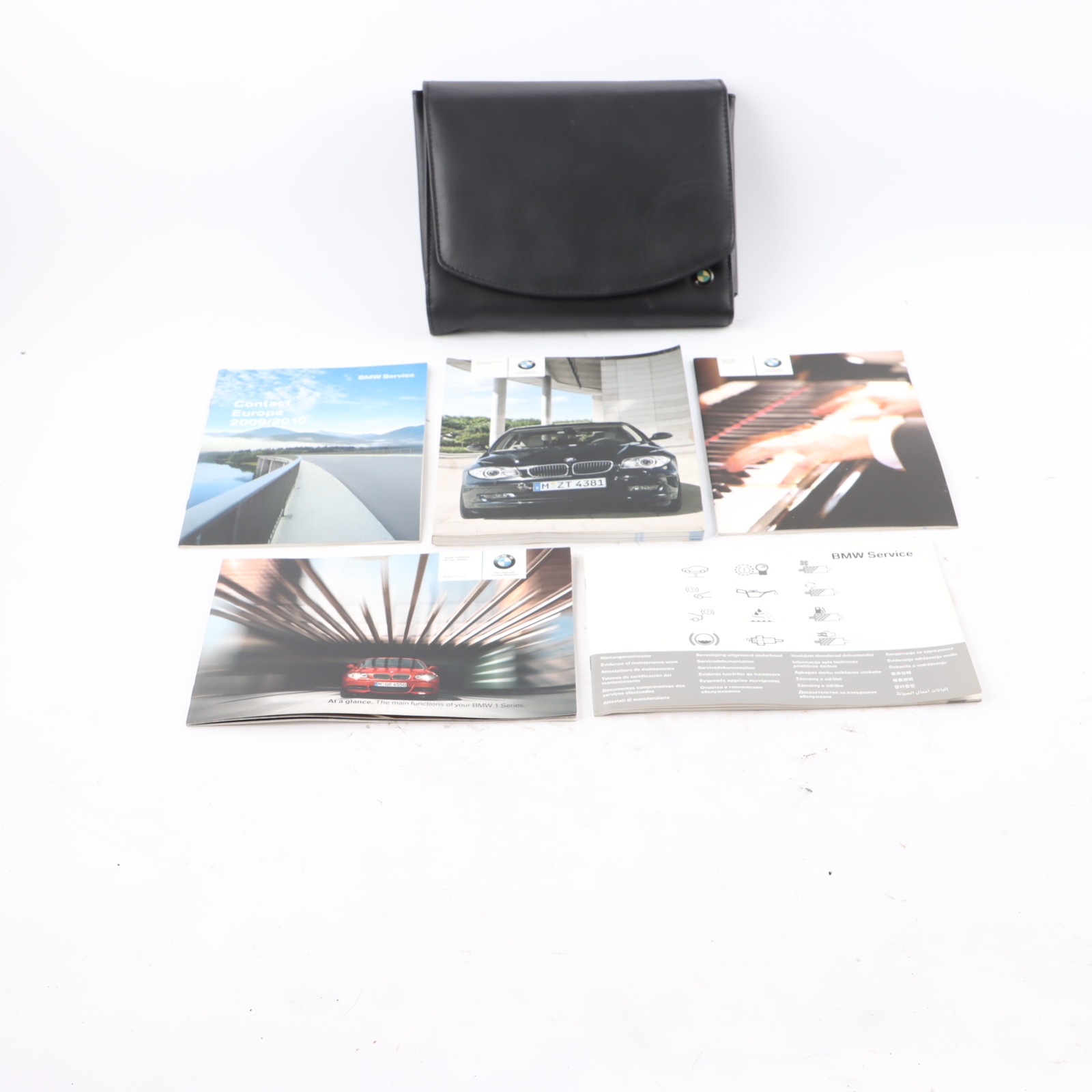 BMW E81 E87 LCI Service Booklet Owner's Handbook Pouch Case Wallet Set