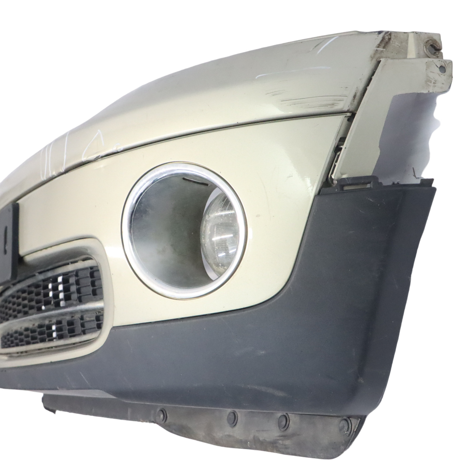 Mini R55 R56 Front Bumper Complete Trim Panel Sparkling Silver Metallic - A60