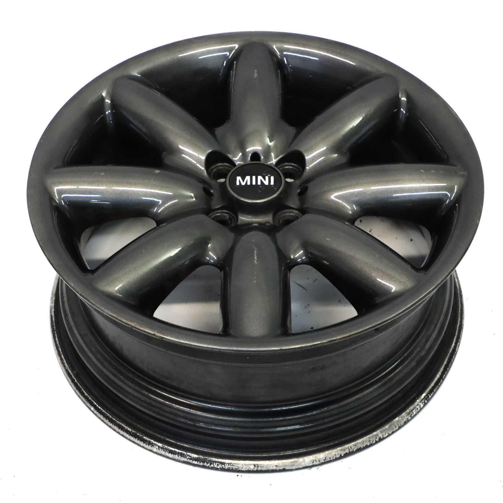 Mini Cooper R50 R53 R55 R56 Grau Leicht Metall Felge 17" ET:48 7J S-Speiche 85