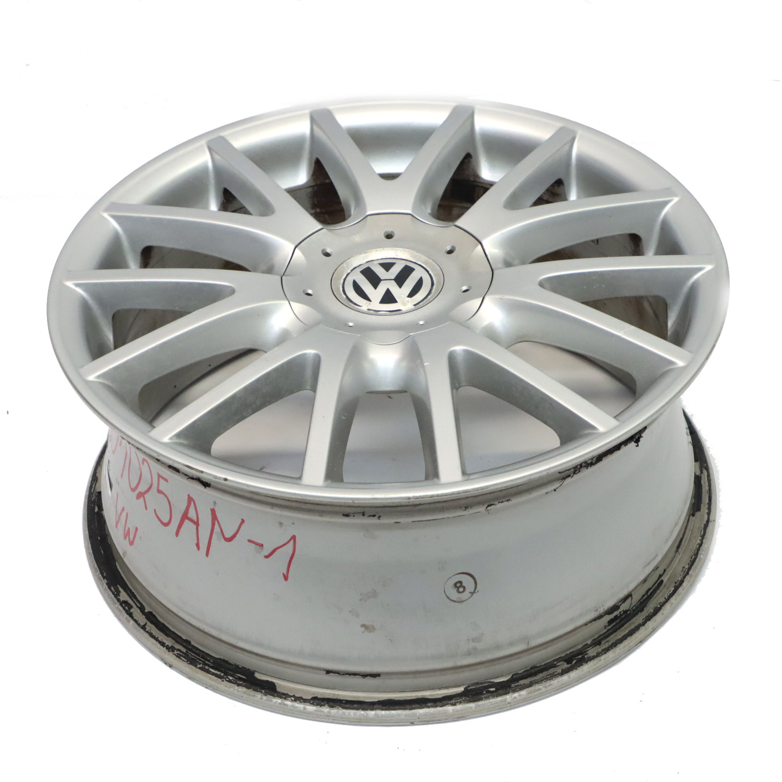 VW Volkswagen Golf Mk5 Mk6 Silberne Leicht Metall Felge 17" ET:54 7J 1K0601025AN