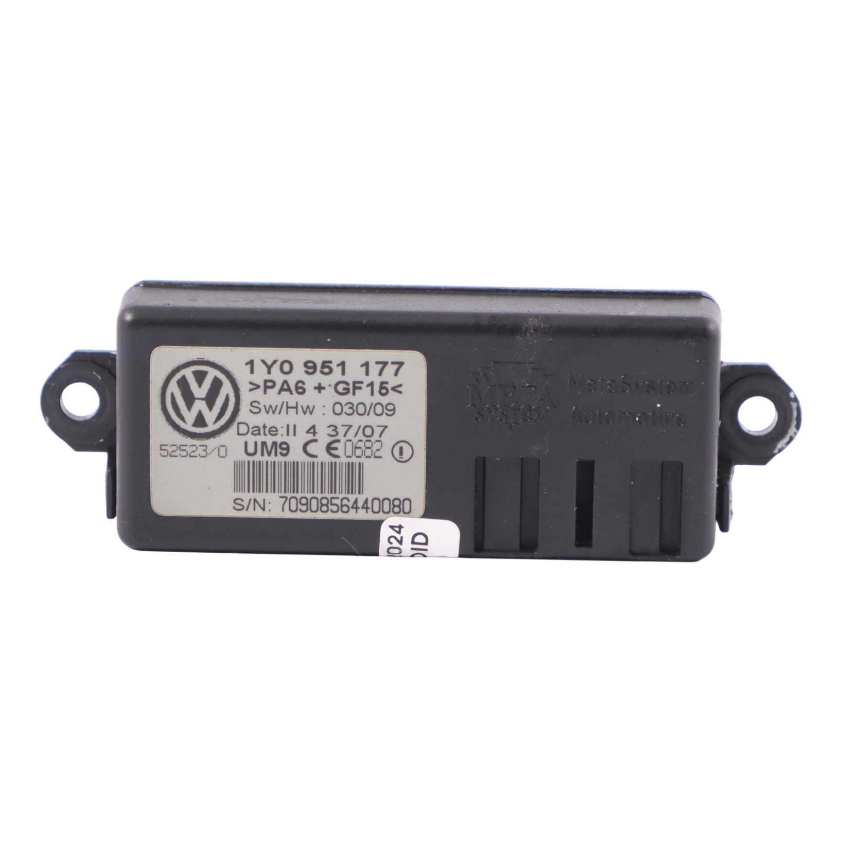 VW Volkswagen New Beetle Alarm Motion Detector Sensor Module Unit 1Y0951177