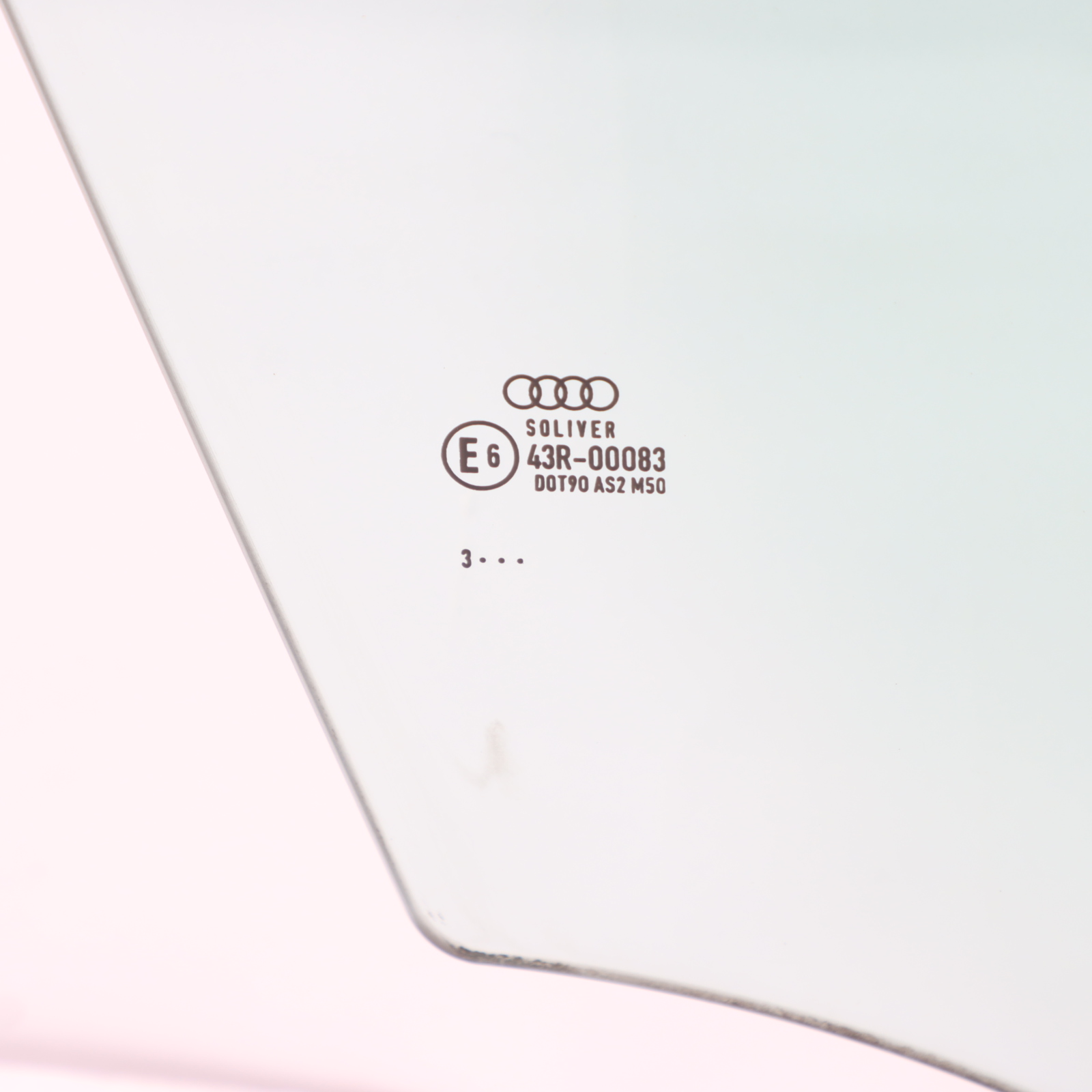 Audi RS6 C7 Tür Fenster Glas AS2 Vorne Rechts Grün 4G0845202