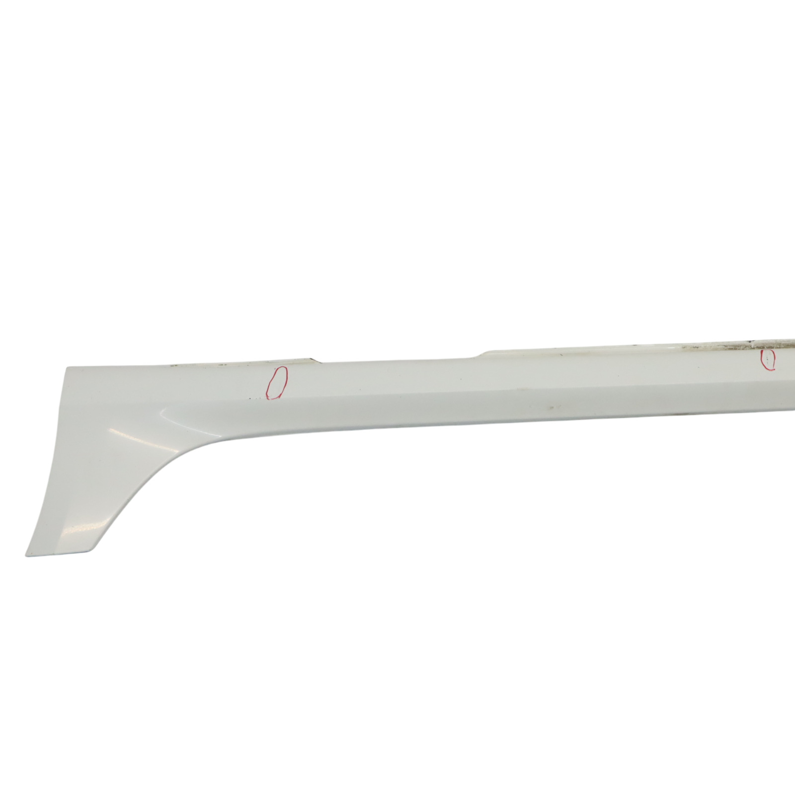 Audi A6 4G Side Skirt Left N/S Door Sill Cover Panel Ibis White - Y9C