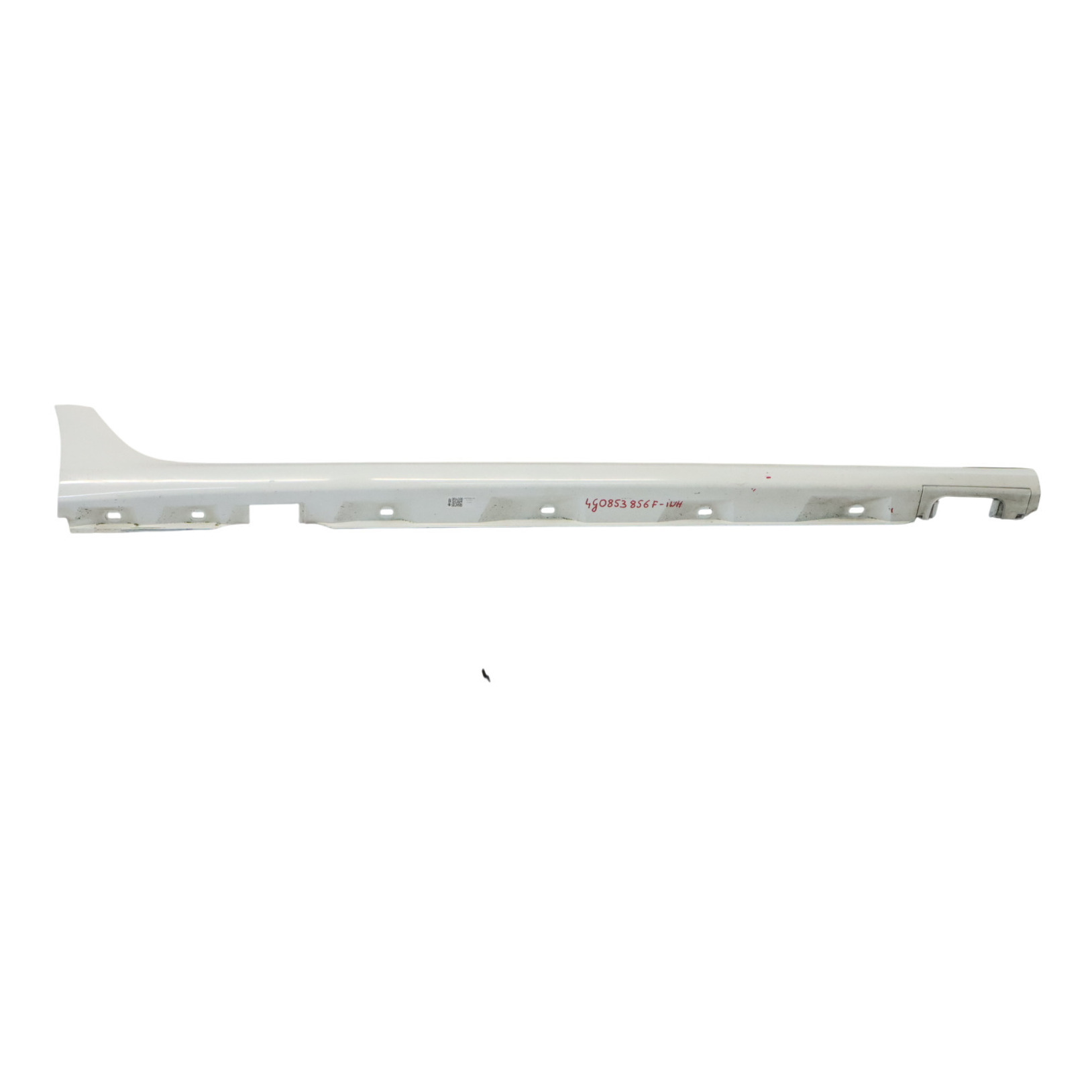 Audi A6 4G Side Skirt Right O/S Door Sill Cover Panel Ibis White - Y9C