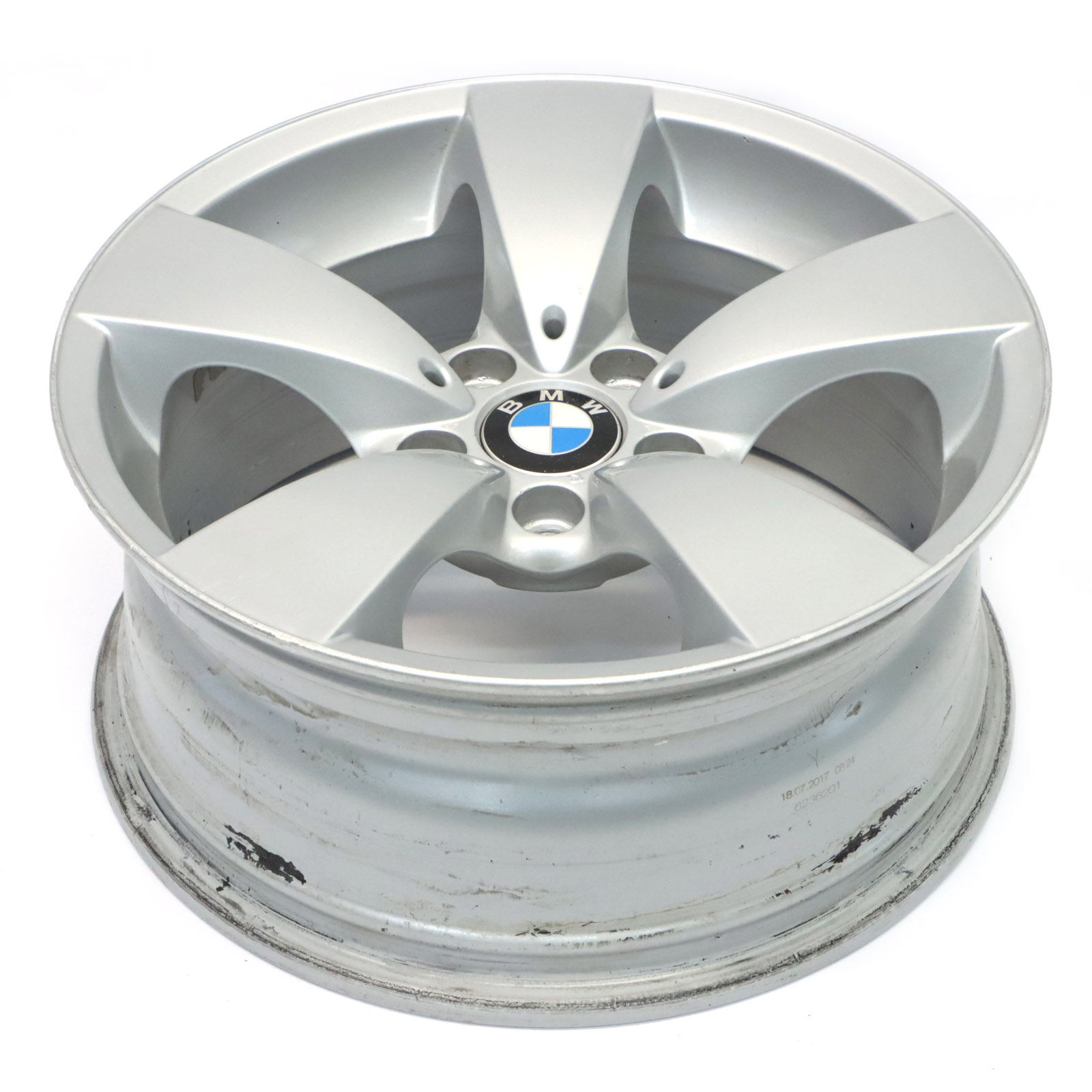 BMW E60 E61 Jante en Alliage Argentée 17" Spider Spoke 138 ET:20 7,5J