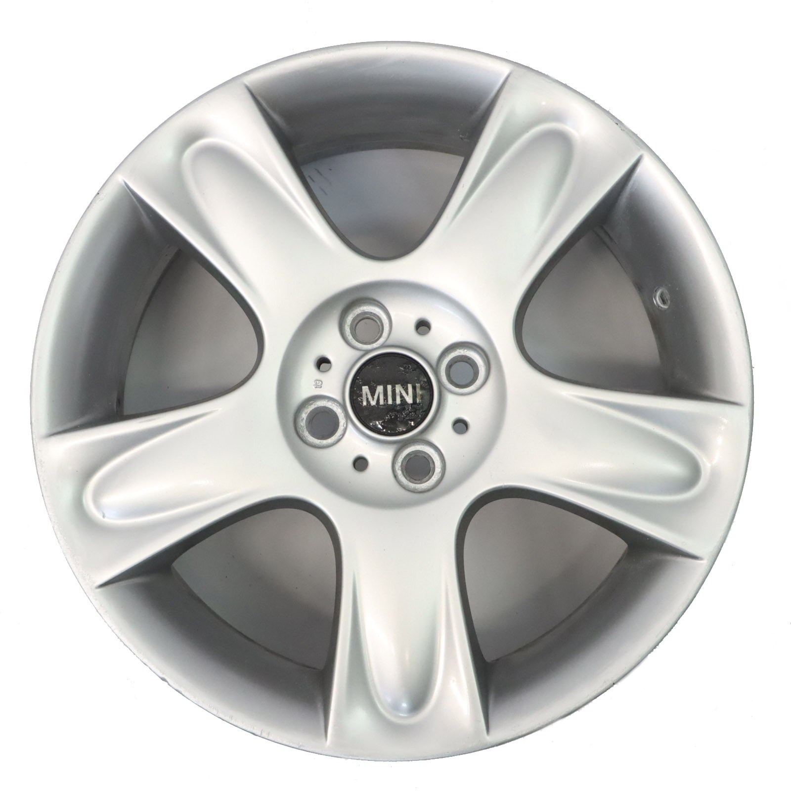 Mini Cooper One R50 R52 R53 Silber Alu Felge 17" 7J ET:48 5 Star Bullet 91