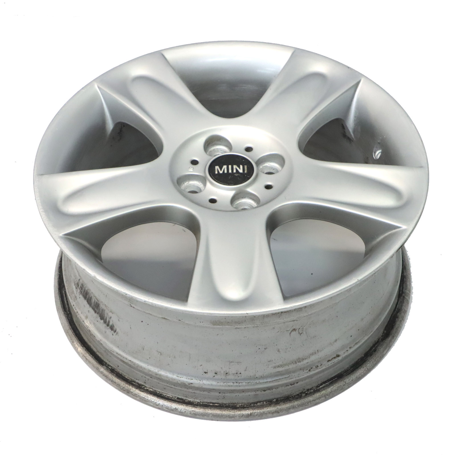 Mini Cooper One R50 R52 R53 Silber Alu Felge 17" 7J ET:48 5 Star Bullet 91