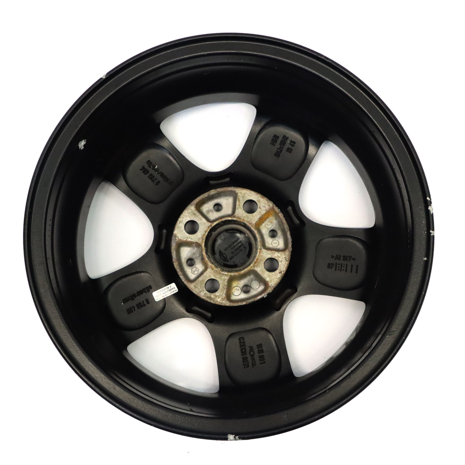 Mini Cooper R50 R56 Felgen Alufelge Schwarz 15" 5 Star Spooler 100 6768498