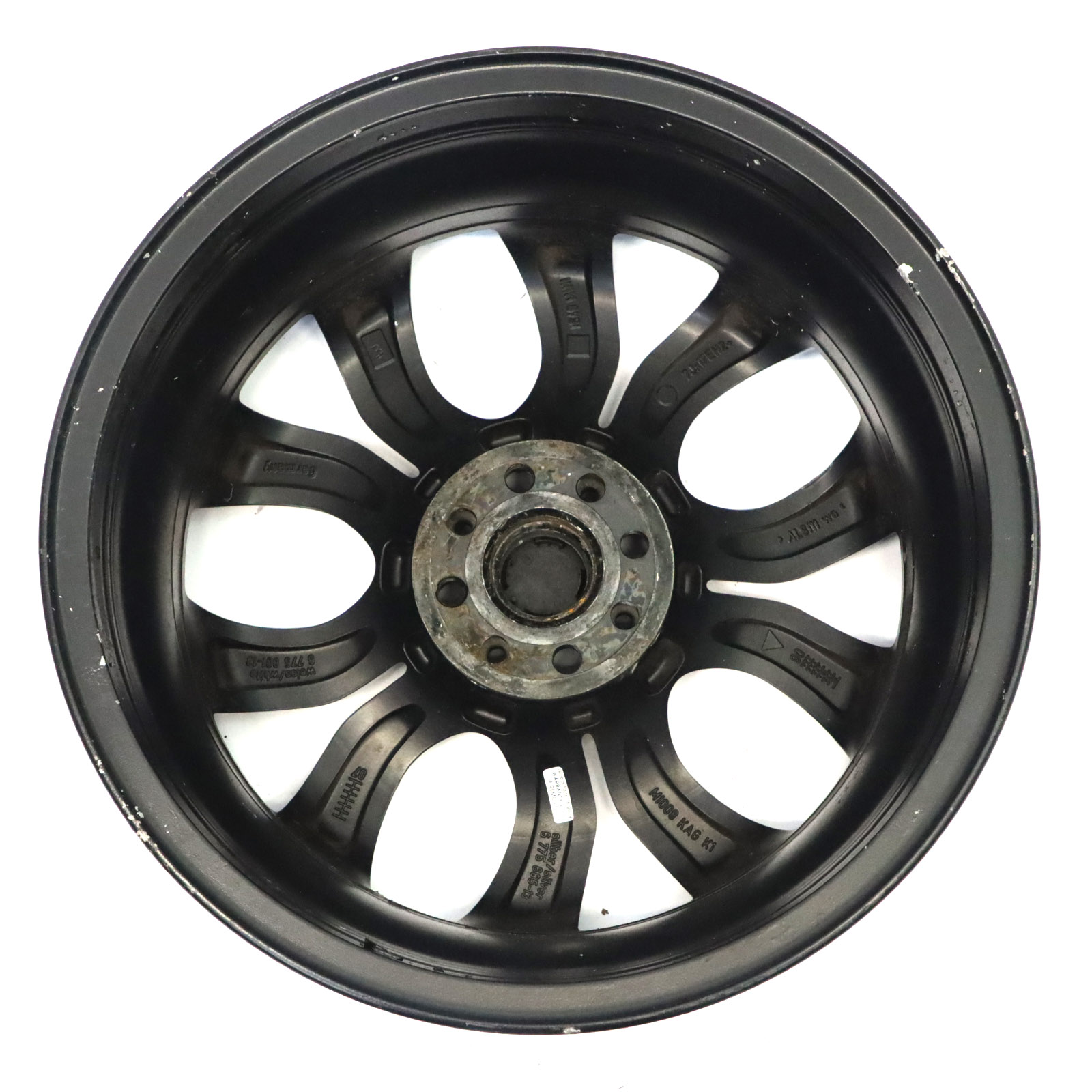 Mini Cooper 4 R50 R55 R56 Noir Jantes Alu 17" 7J ET:48 Flamme Rayon 97