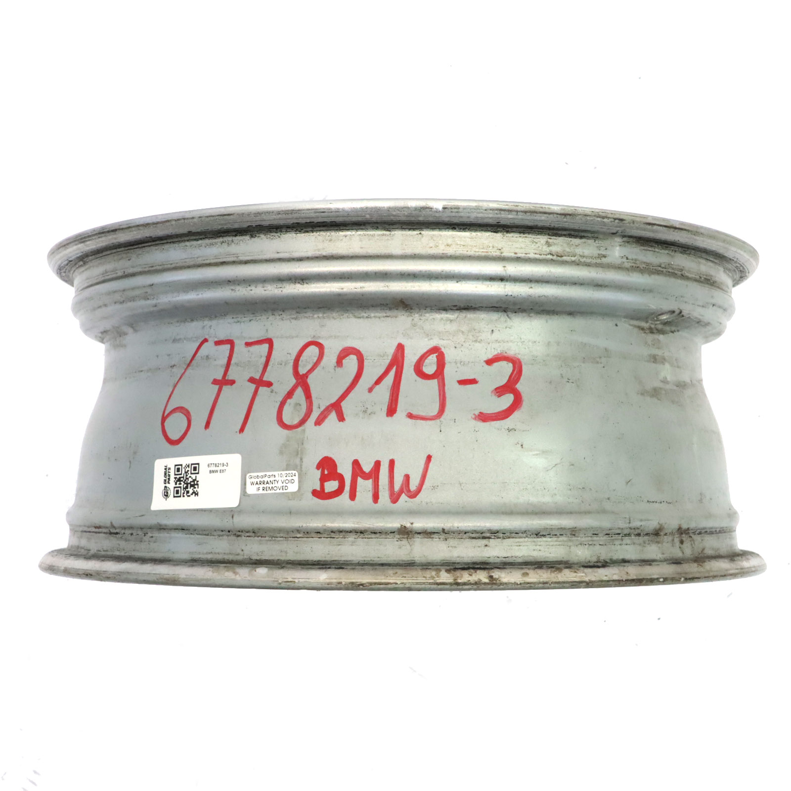 BMW E81 E82 E87 E88 Silber Alu Felge Alufelge 7J ET:47 6778219 Sternspeiche 256