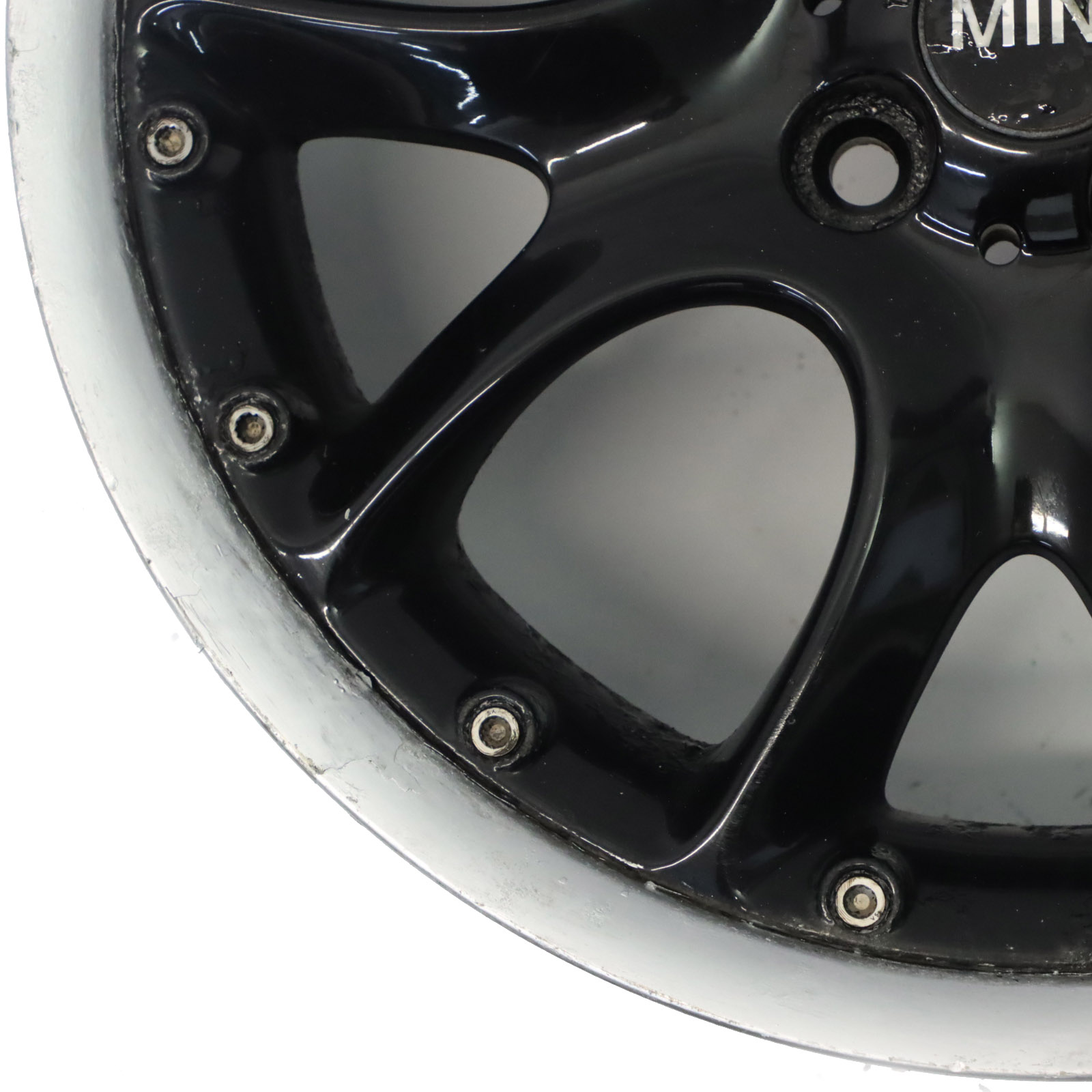 Mini Cooper R50 R56 Schwarz Felge 17" ET:48 7J Web Cross Spoke 98