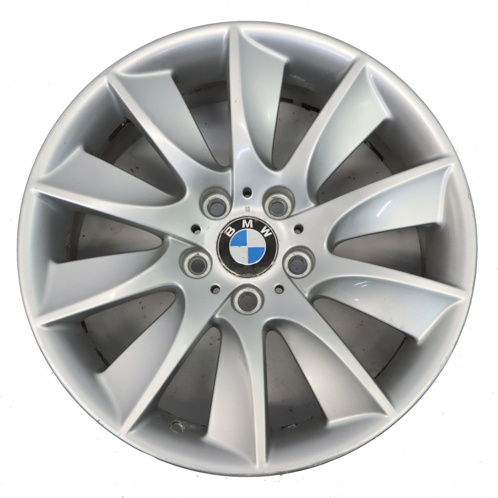 BMW F10 F11 Silver Light Jante 18" 8J ET:30 Turbine Styling 329 6790174