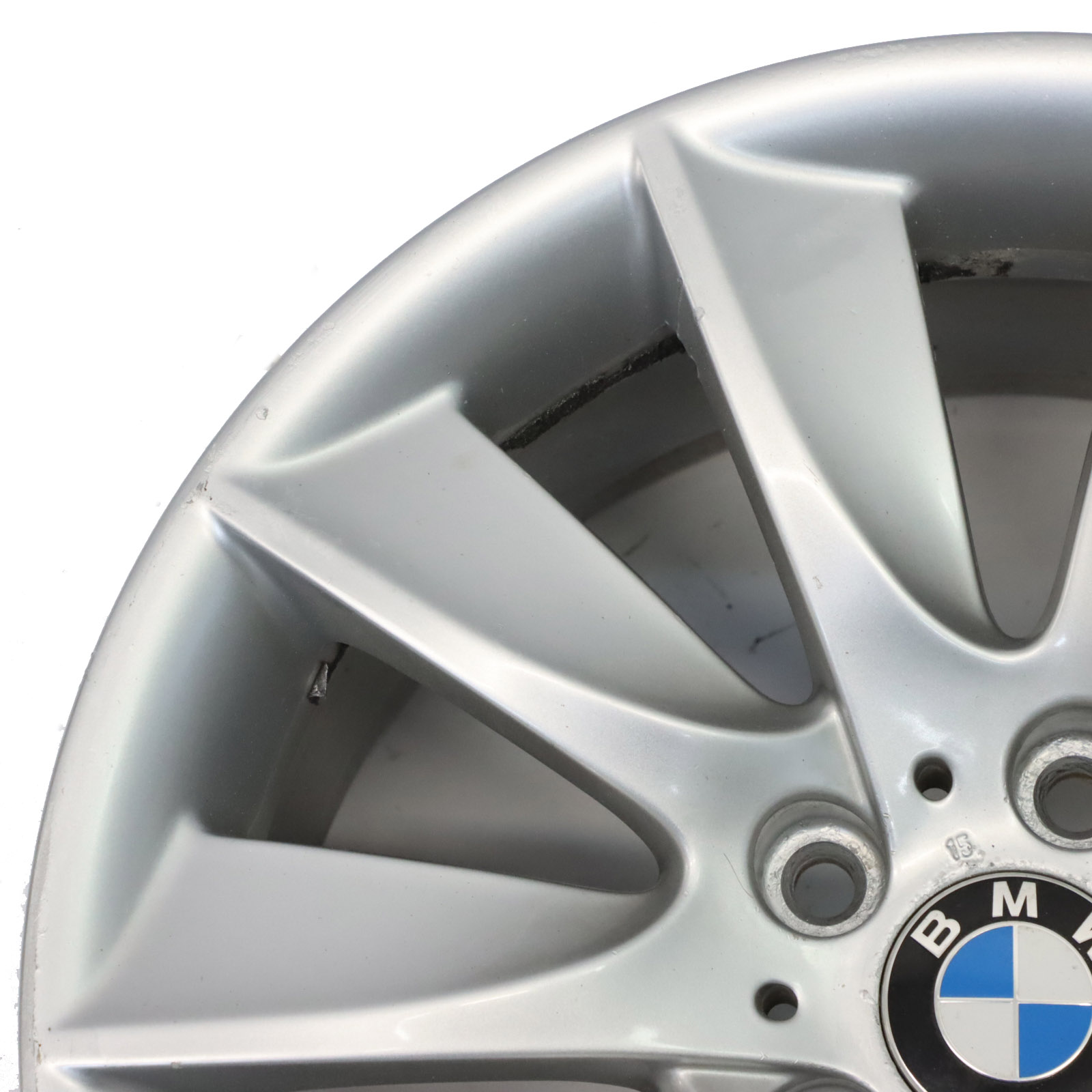 BMW F10 F11 Silver Light Wheel Rim 18" 9J ET:44 Turbine Styling 329 6790175